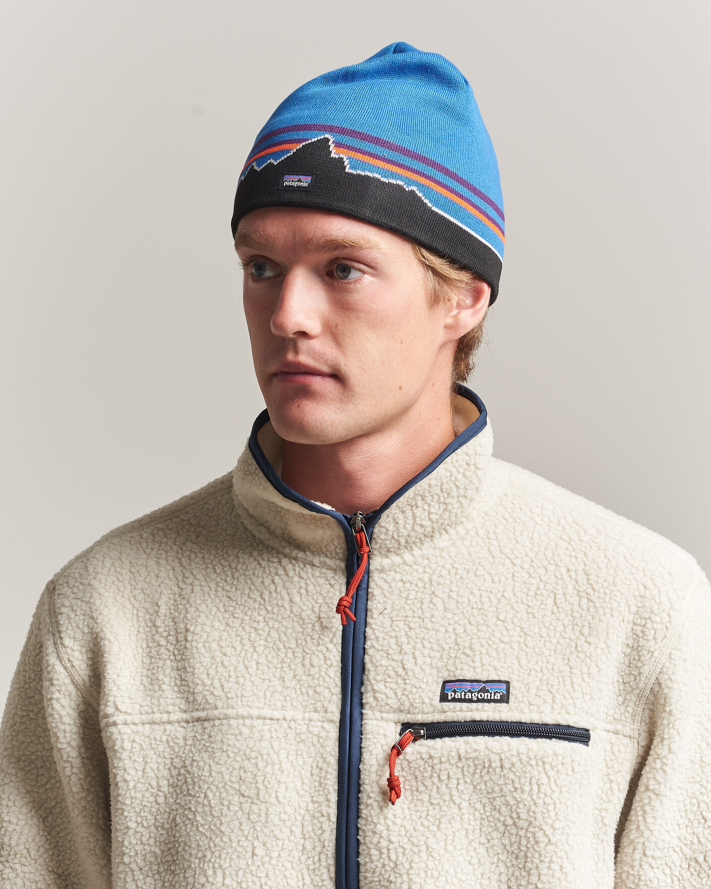Hombres | Gorros | Patagonia | Beanie Hat Andes Blue