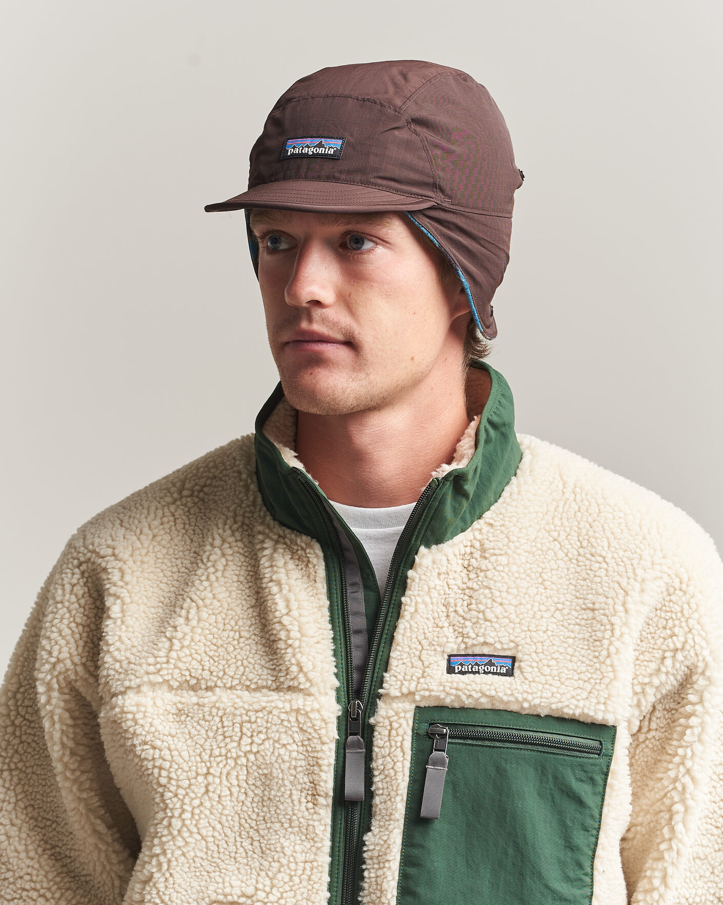 Hombres | Sombreros y gorras | Patagonia | Isthmus Earflap Cap Den Brown