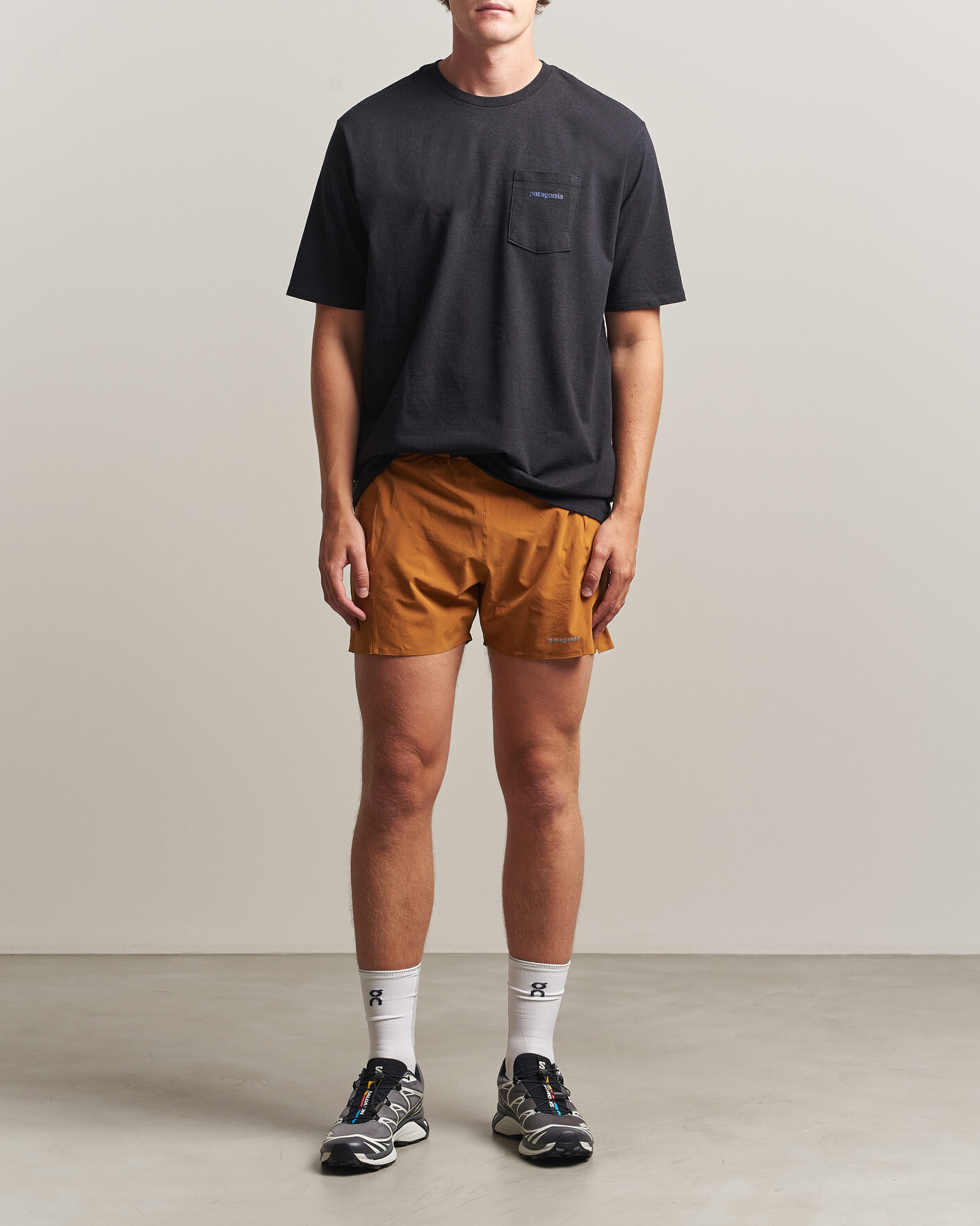Hombres | Camisetas | Patagonia | Boardshort Logo Pocket Responsibili T-Shirt Ink Black
