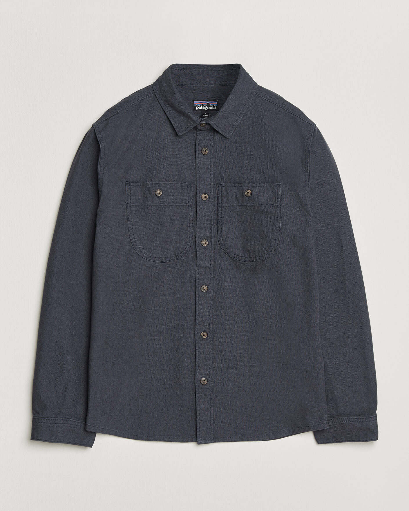 Hombres | Camisas | Patagonia | Point Reyes Canvas Shirt Smolder Blue