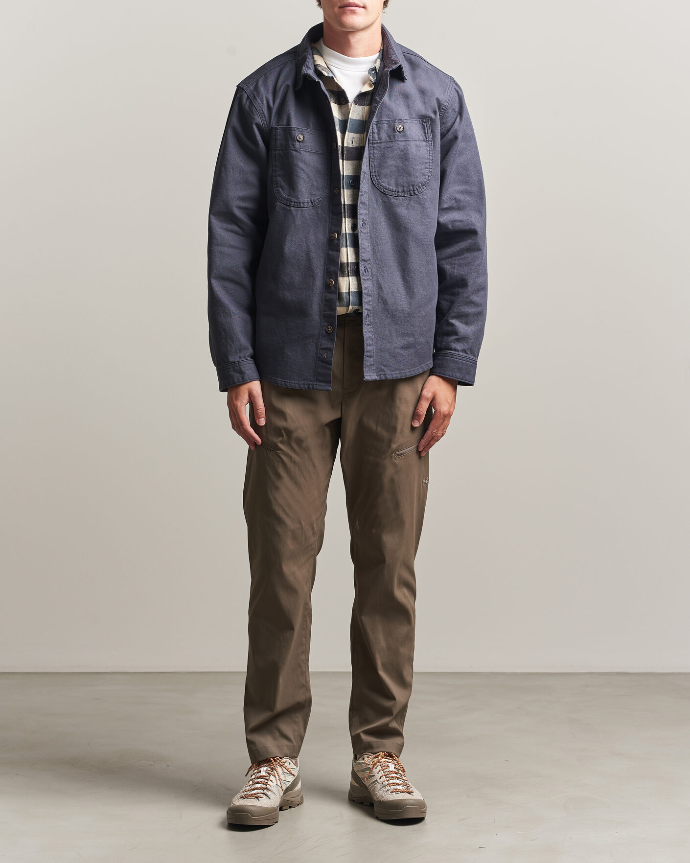 Hombres | Camisas | Patagonia | Point Reyes Canvas Shirt Smolder Blue