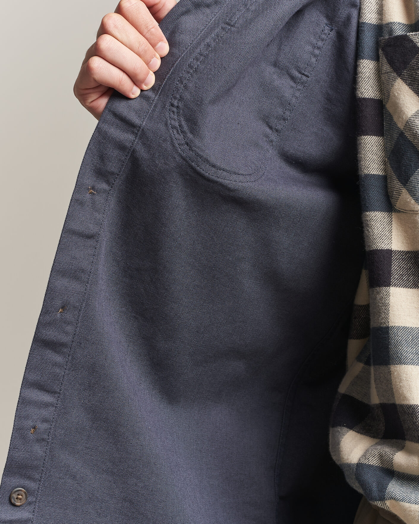 Hombres | Camisas | Patagonia | Point Reyes Canvas Shirt Smolder Blue