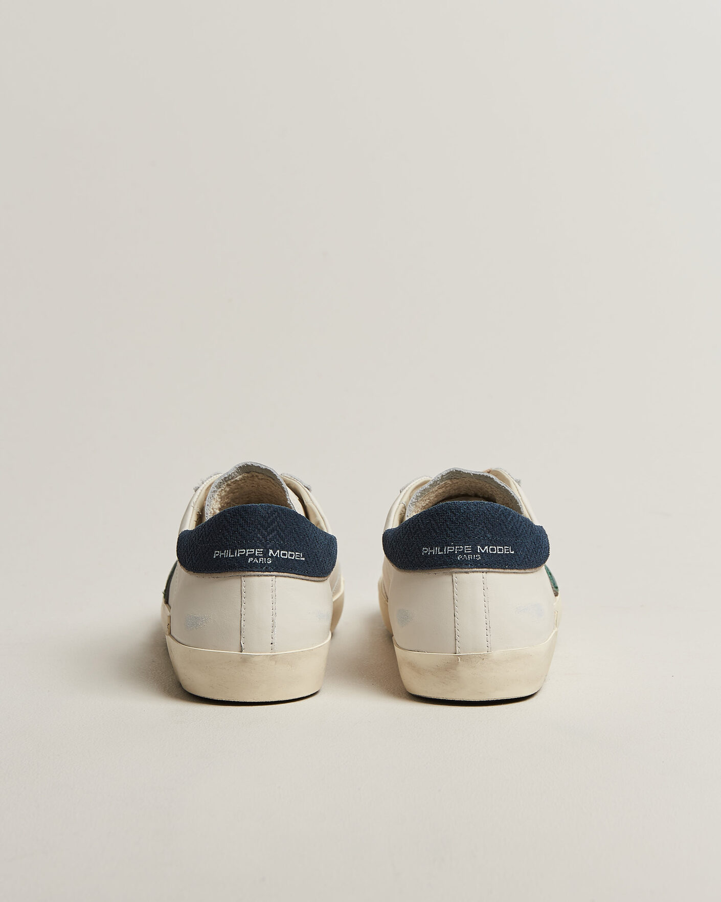Hombres | Zapatillas | Philippe Model | PRSX Low Top Suede Sneaker White/Blue