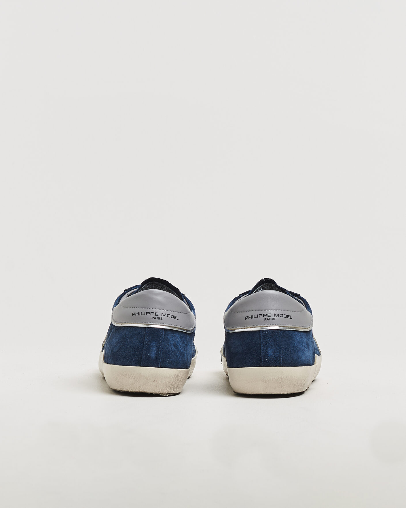 Hombres | Zapatillas | Philippe Model | PRSX Low Top Suede Sneaker Blue/Grey
