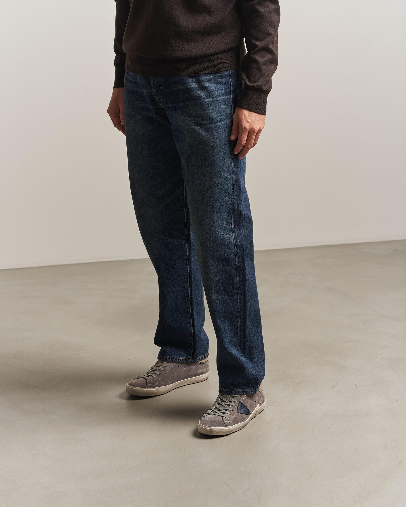 Hombres | Zapatillas | Philippe Model | PRSX Low Top Suede Sneaker Grey