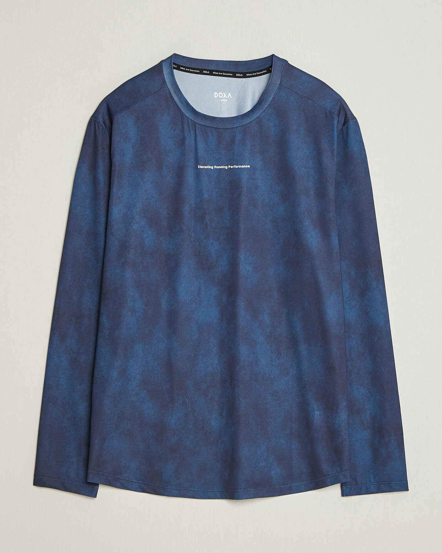 Hombres | Camisetas | DOXA | Rerun Long Sleeve T-Shirt Indigo