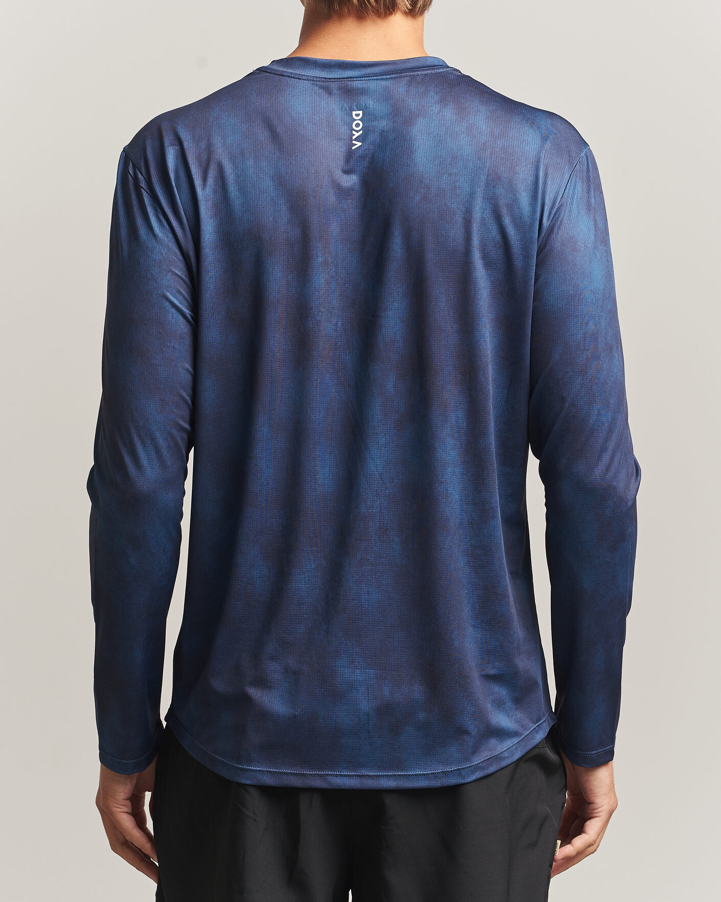 Hombres | Camisetas | DOXA | Rerun Long Sleeve T-Shirt Indigo