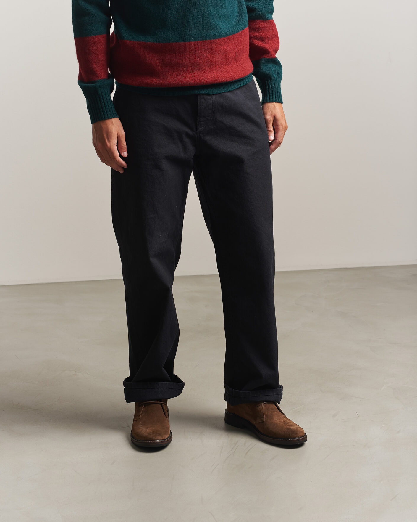 Hombres | Botas | Astorflex | Greenflex Dainite Desert Boot Dark Khaki Suede
