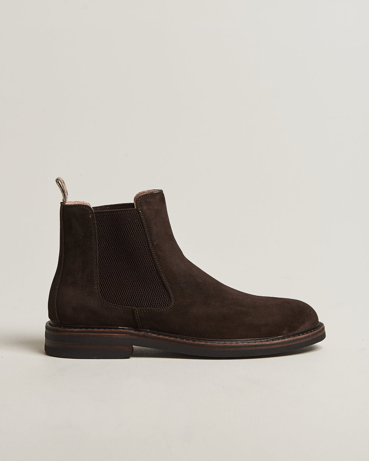 Hombres | Botas | Astorflex | Kudoflex Dainite Chelsea Boot Dark Brown Suede