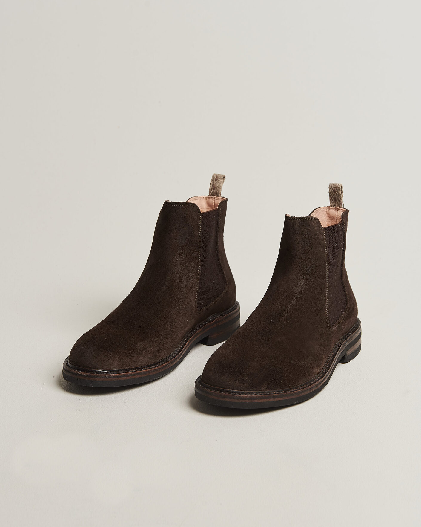 Hombres | Botas | Astorflex | Kudoflex Dainite Chelsea Boot Dark Brown Suede