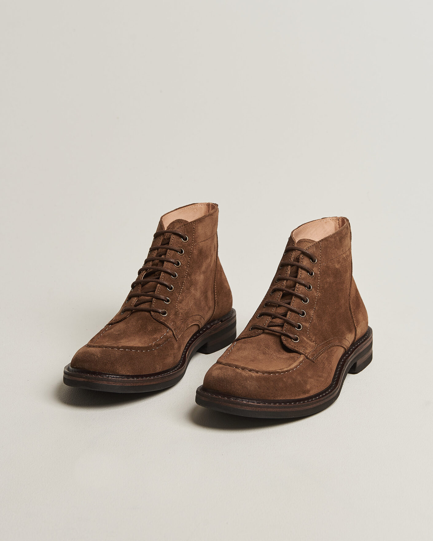 Hombres | Botas | Astorflex | Nuvoflex Dainite Lace Up Boot Dark Khaki Suede