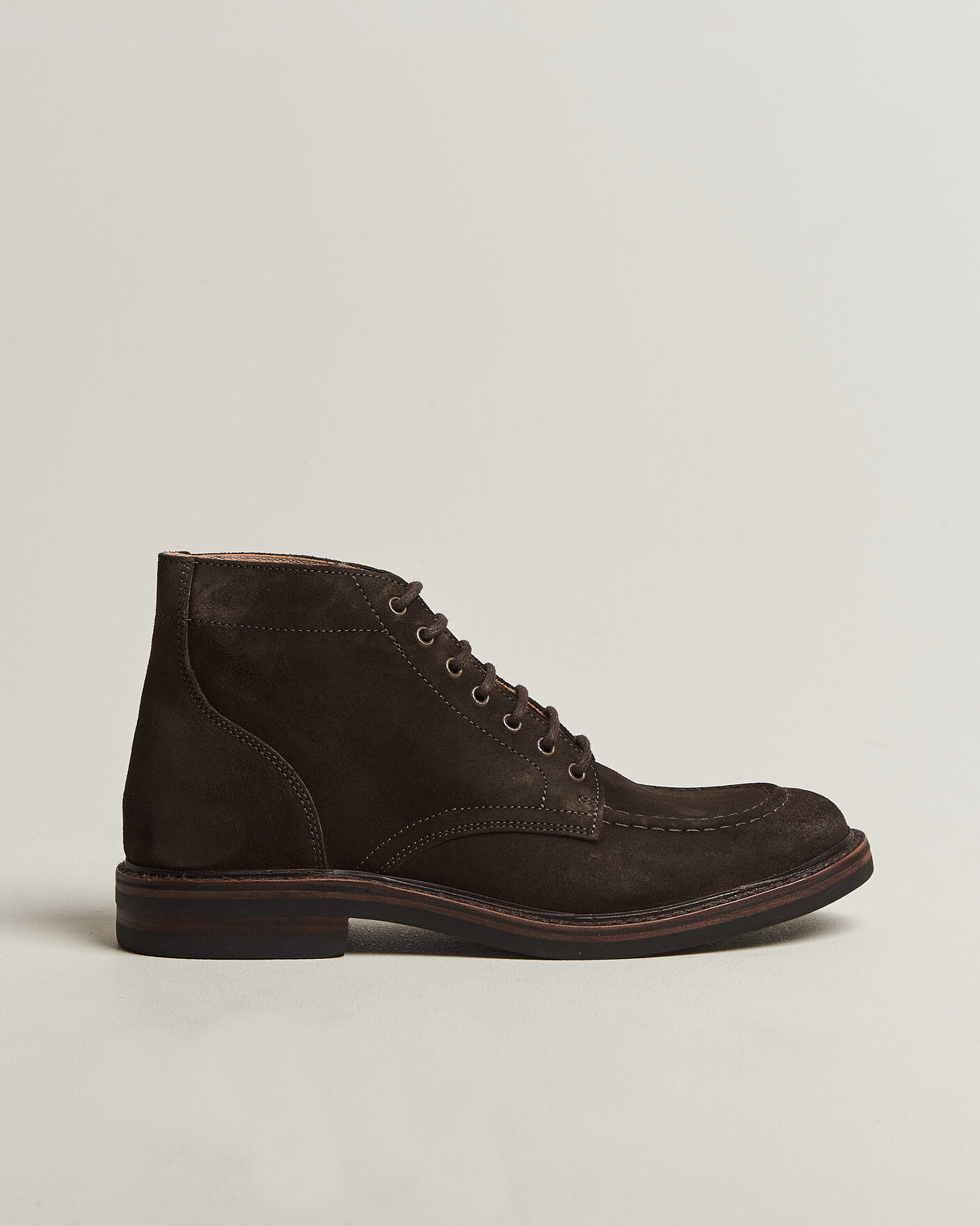 Hombres | Botas | Astorflex | Nuvoflex Dainite Lace Up Boot Dark Brown Suede