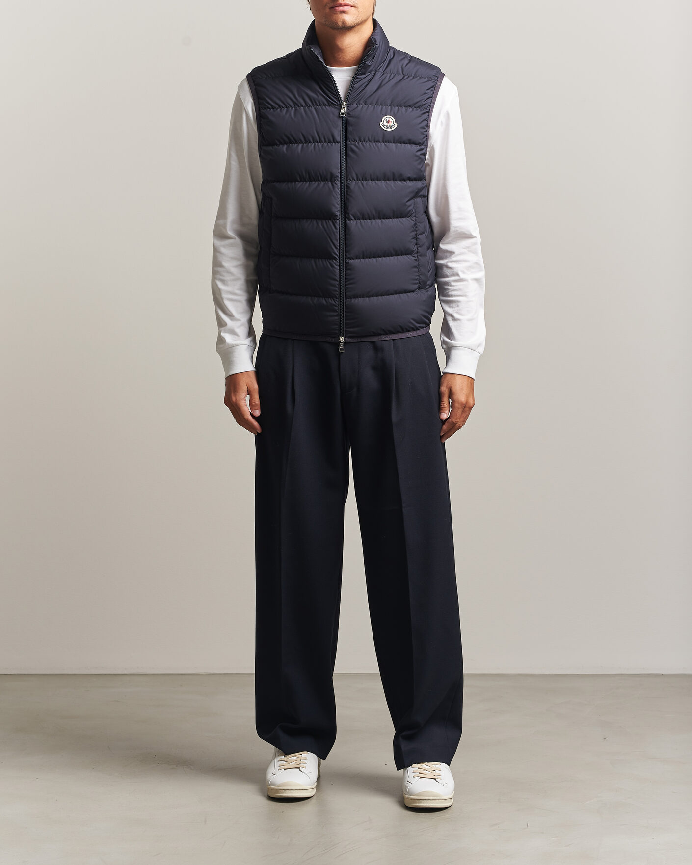 Hombres | Chalecos | Moncler | Contrin Down Vest Navy