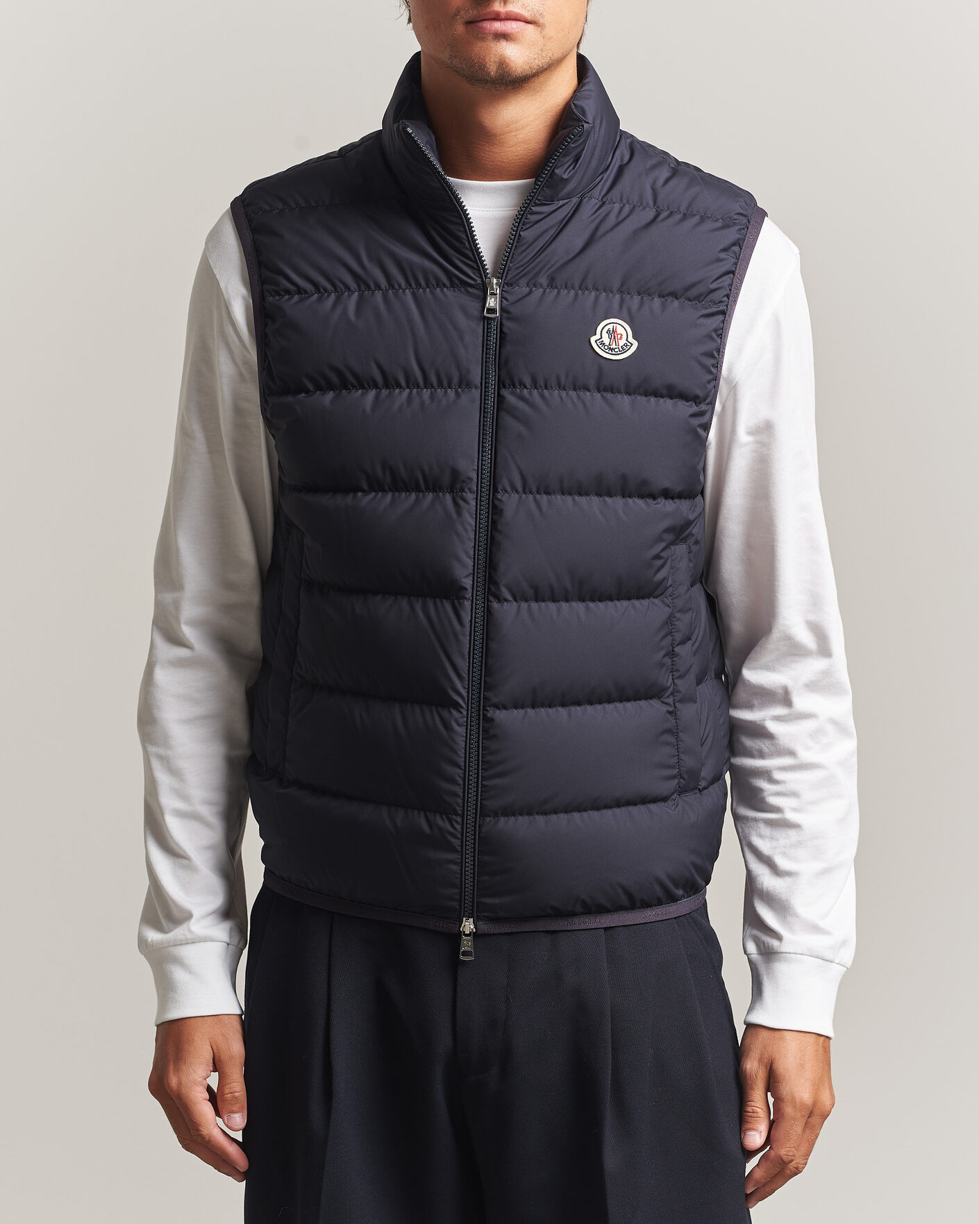 Hombres | Chalecos | Moncler | Contrin Down Vest Navy