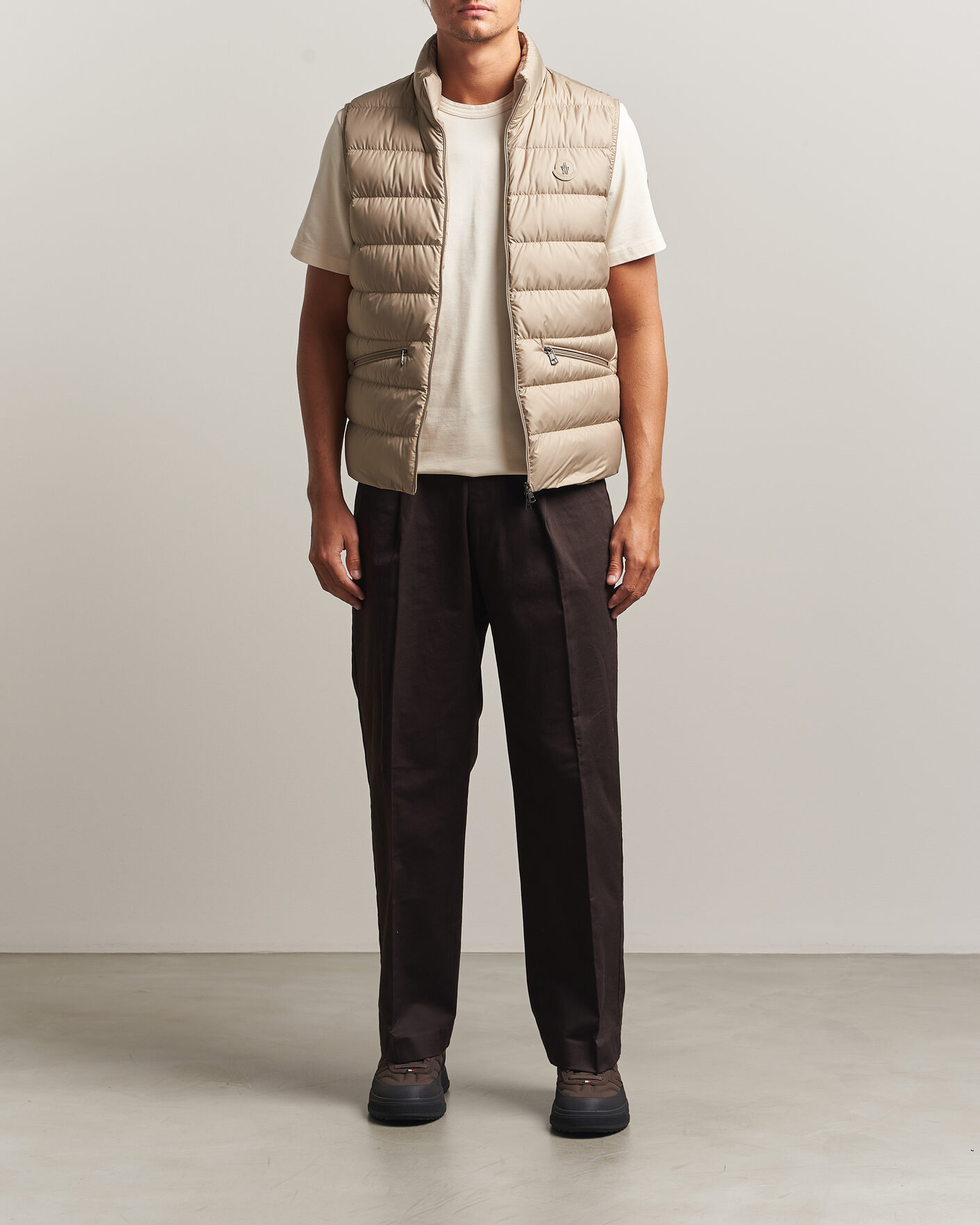Hombres | Chalecos | Moncler | Treompan Down Vest Brown