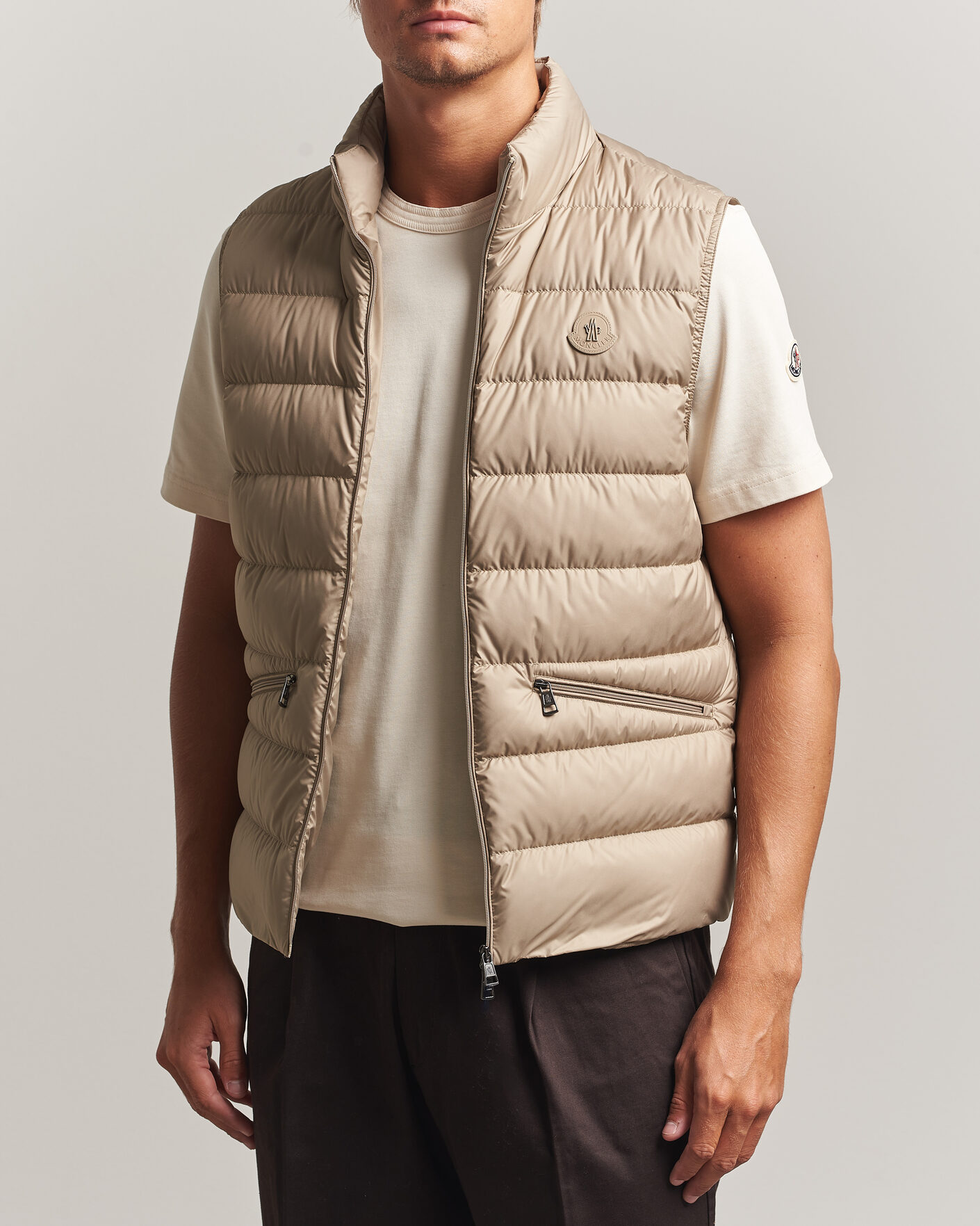Hombres | Chalecos | Moncler | Treompan Down Vest Brown