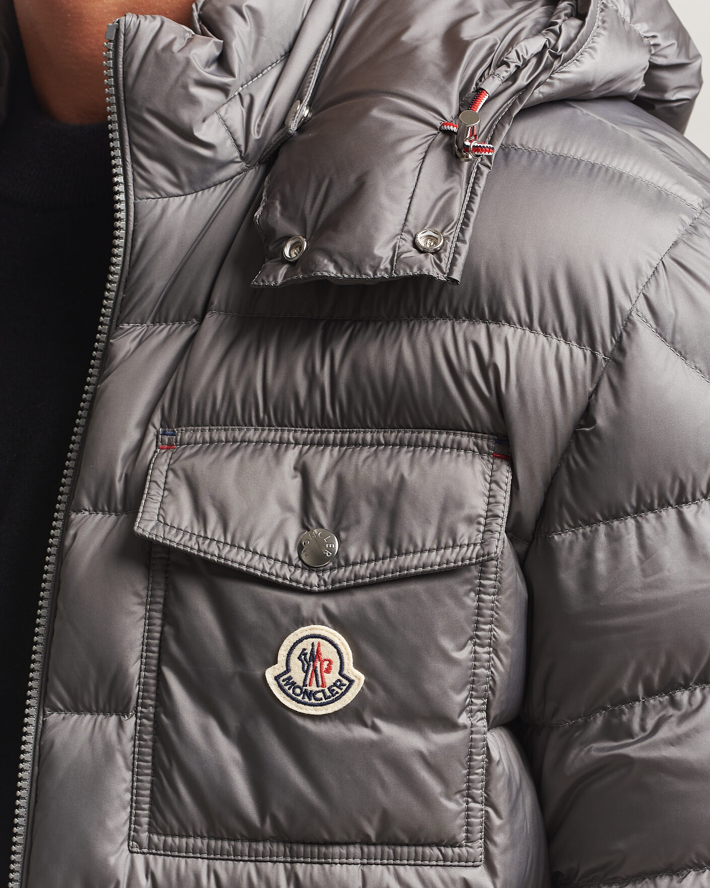 Hombres | Abrigos y chaquetas | Moncler | Verith Hooded Down Jacket Grey