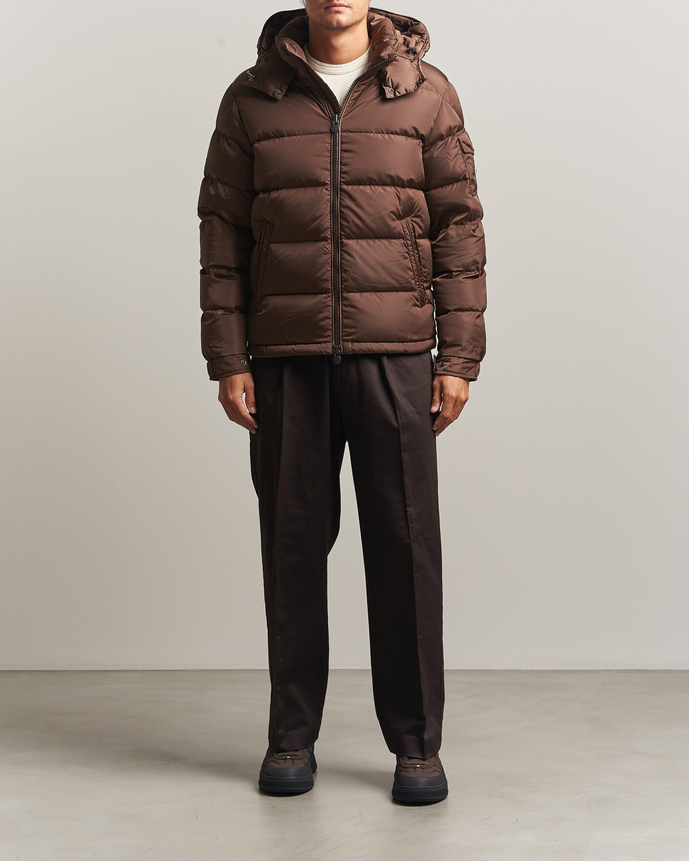Hombres | Abrigos y chaquetas | Moncler | Maya Jacket Matte Brown