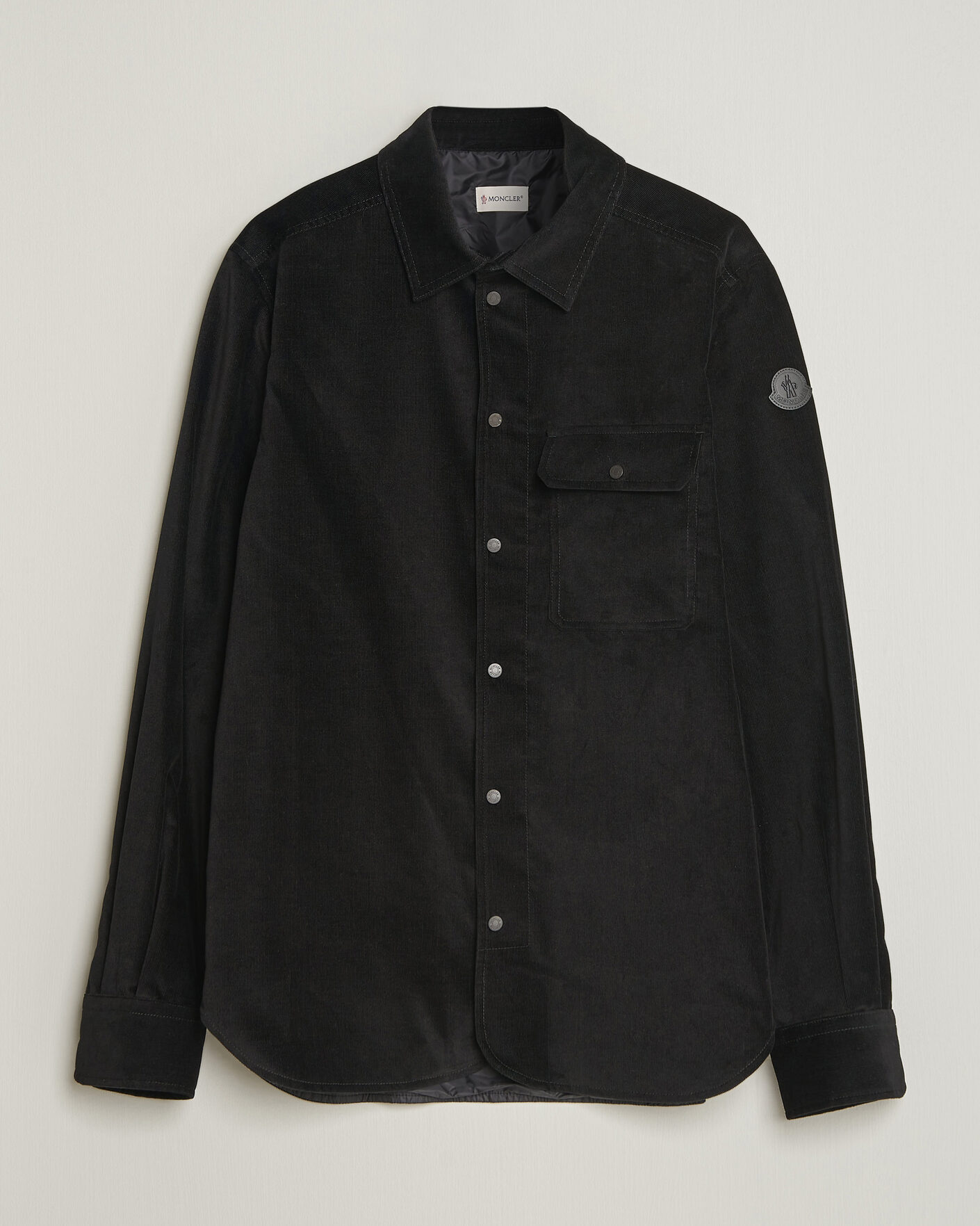 Hombres | Camisas | Moncler | Corduroy Overshirt Black