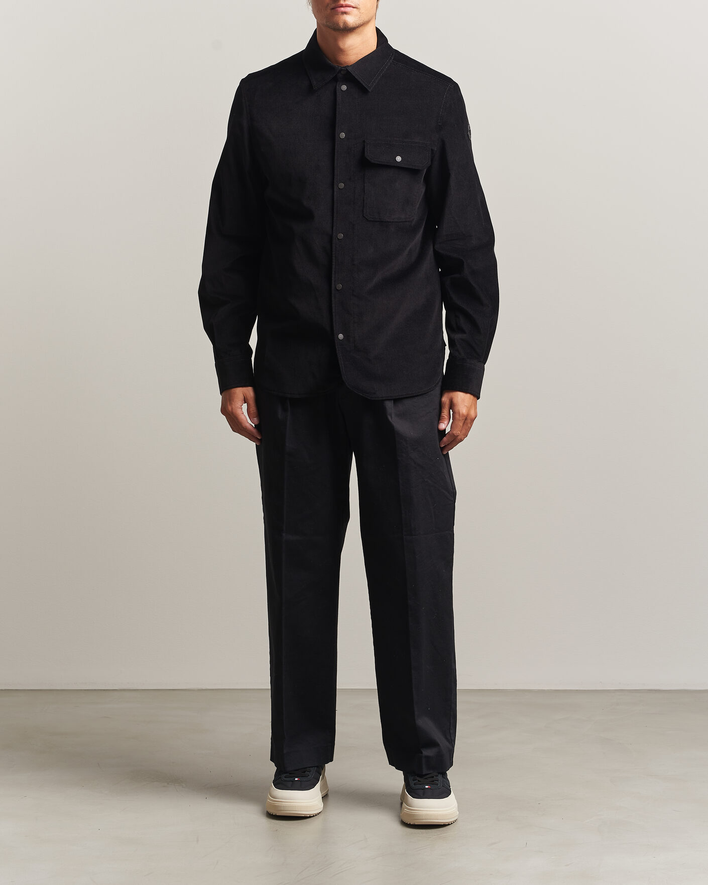 Hombres | Camisas | Moncler | Corduroy Overshirt Black
