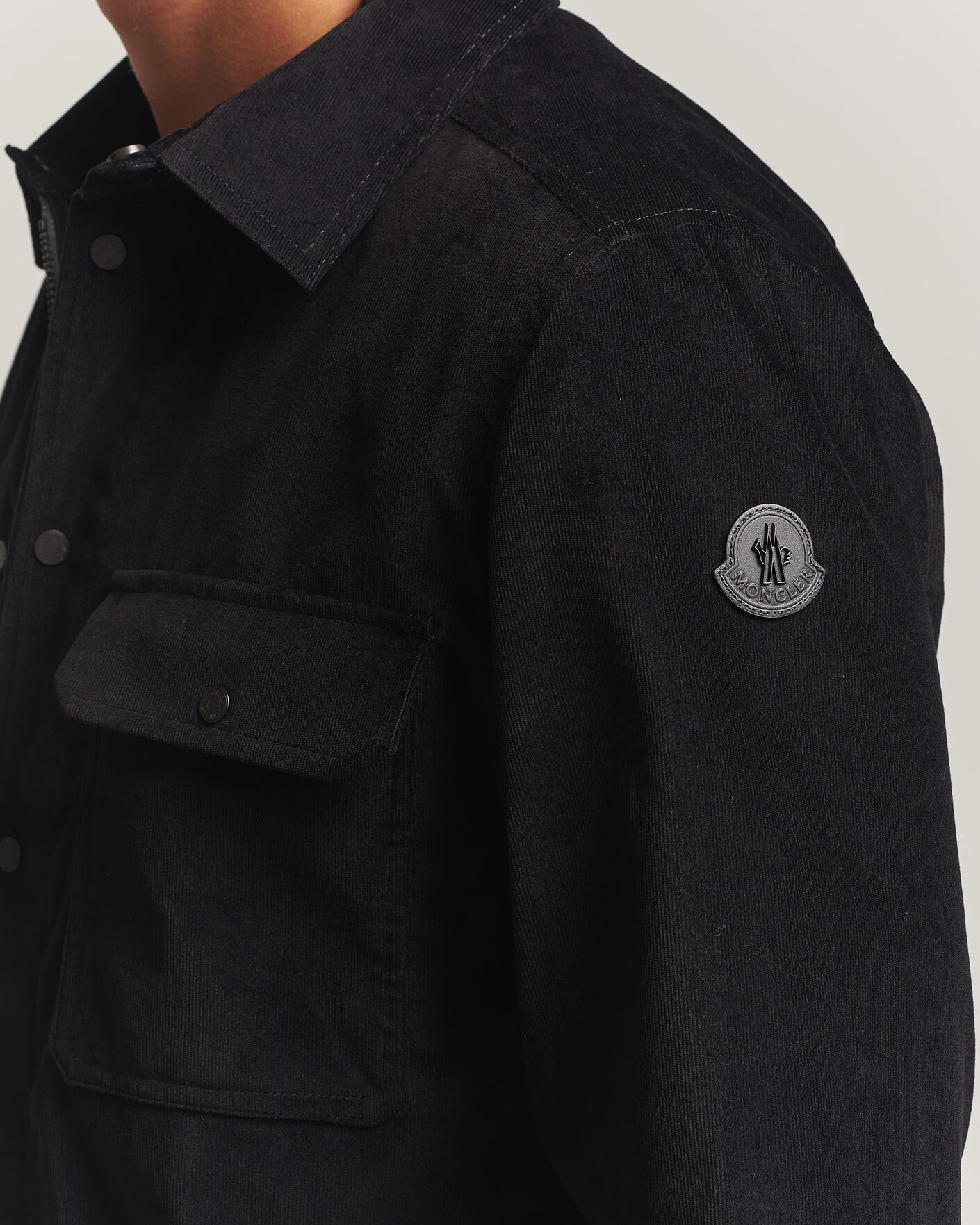 Hombres | Camisas | Moncler | Corduroy Overshirt Black