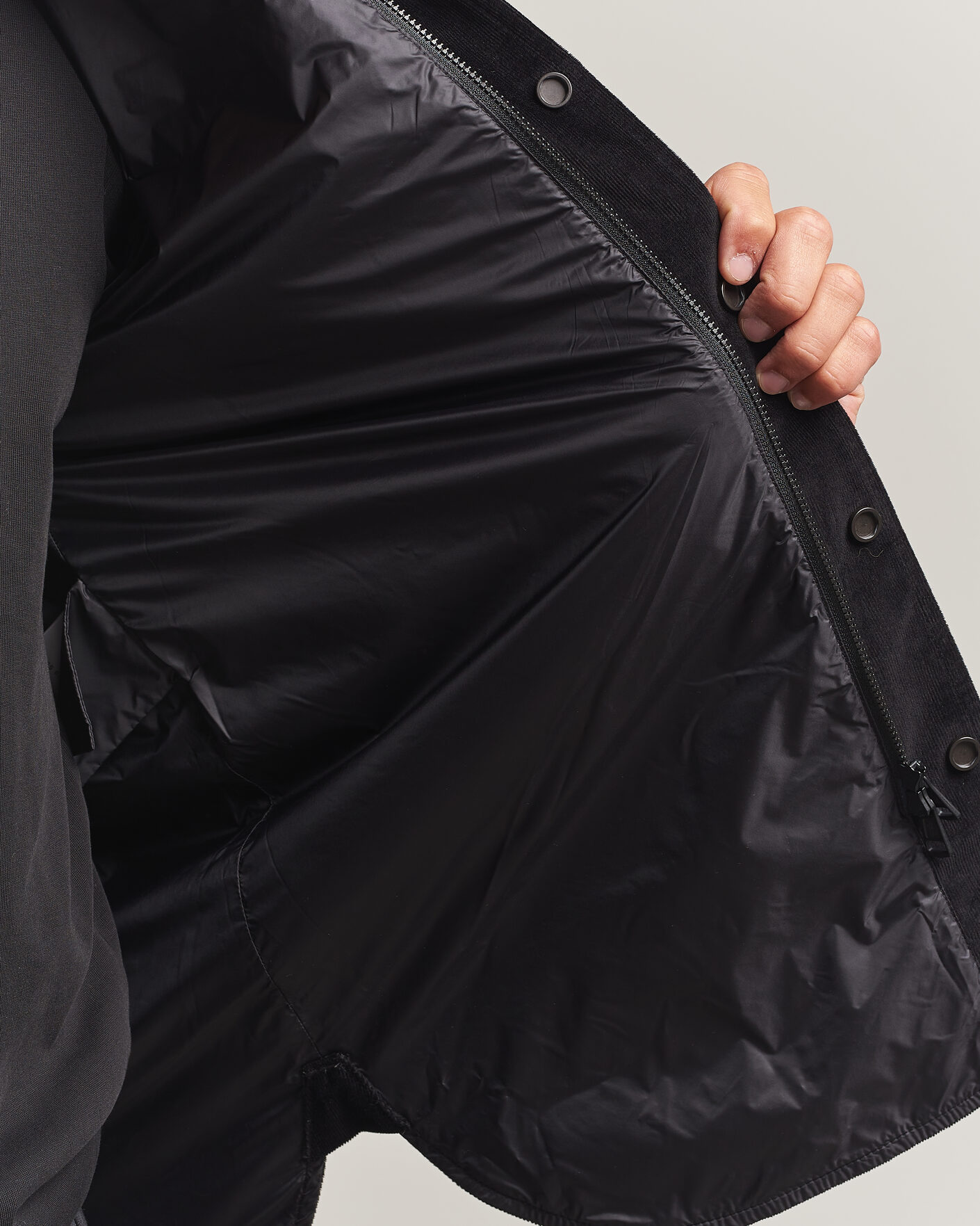 Hombres | Camisas | Moncler | Corduroy Overshirt Black