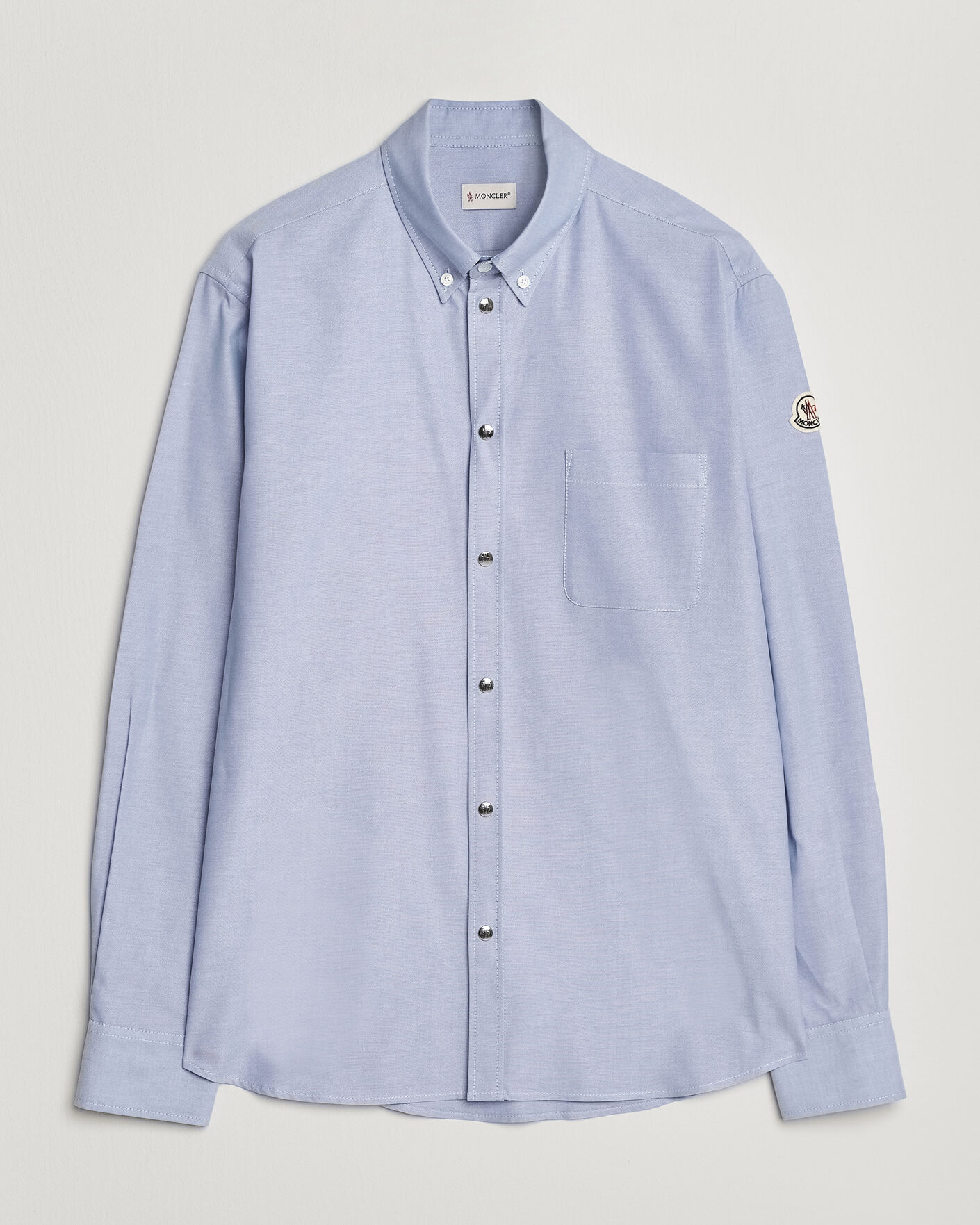 Hombres | Camisas | Moncler | Popeline Shirt Light Blue