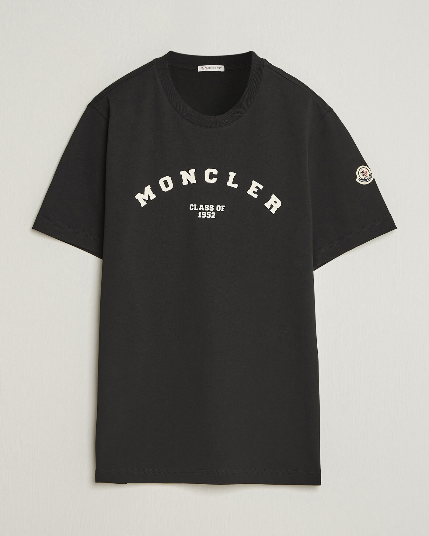 Hombres | Camisetas | Moncler | College Logo T-Shirt Black