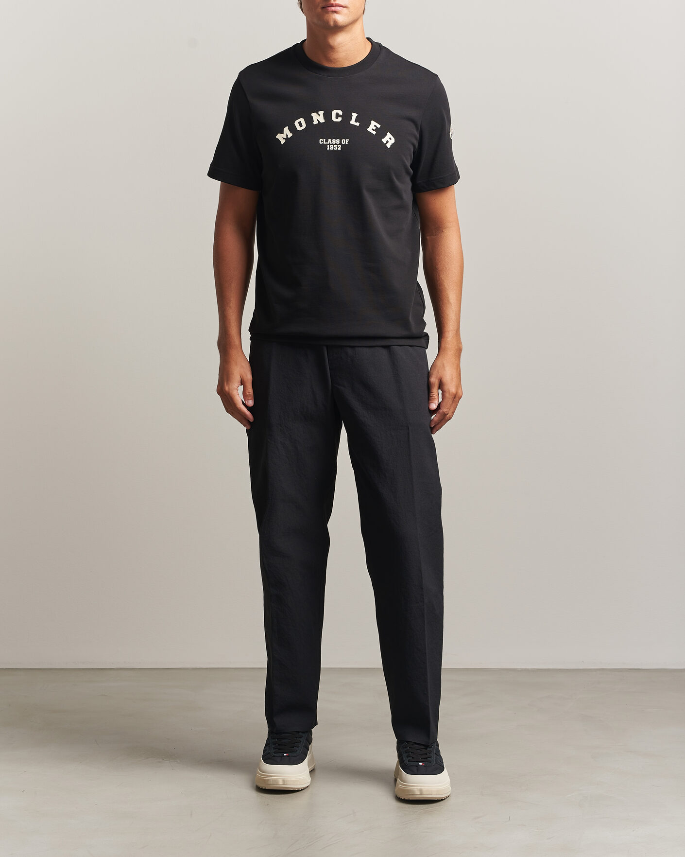 Hombres | Camisetas | Moncler | College Logo T-Shirt Black