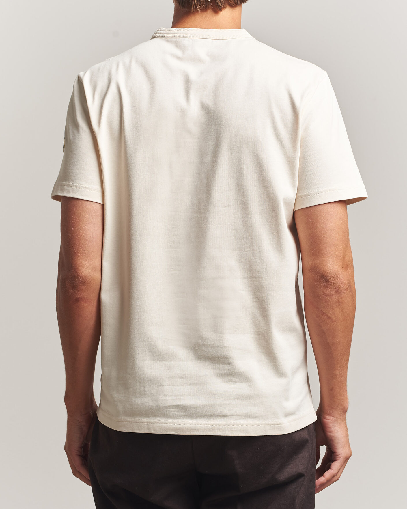 Hombres | Camisetas | Moncler | Varsity Logo T-Shirt Off White