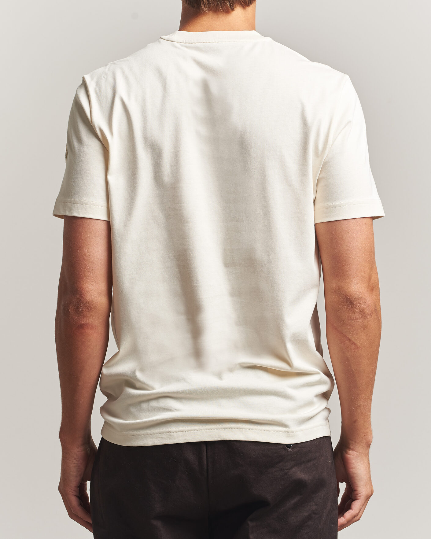 Hombres | Camisetas | Moncler | College Logo T-Shirt Off White