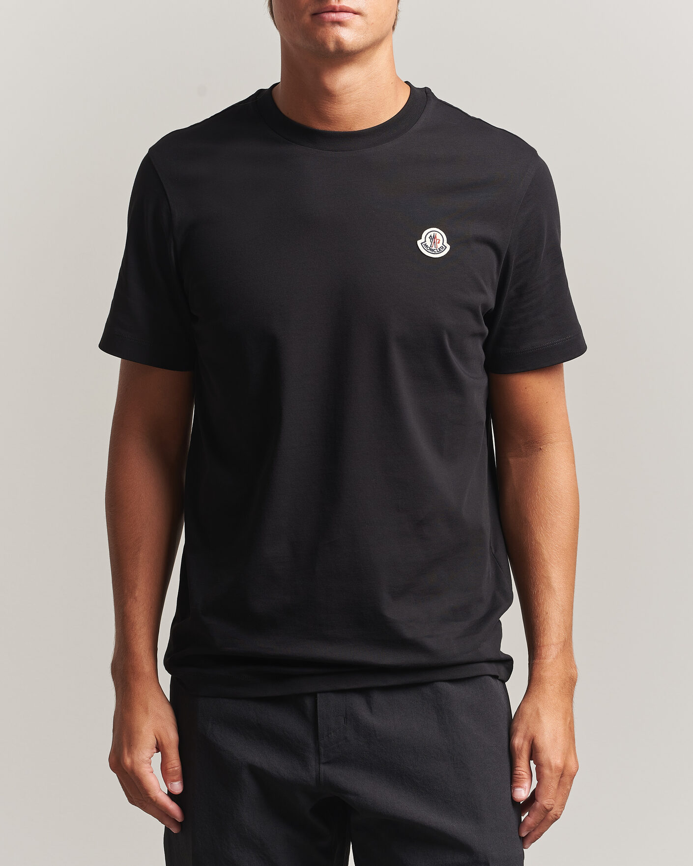 Hombres | Camisetas | Moncler | 3-Pack Logo T-Shirts Black