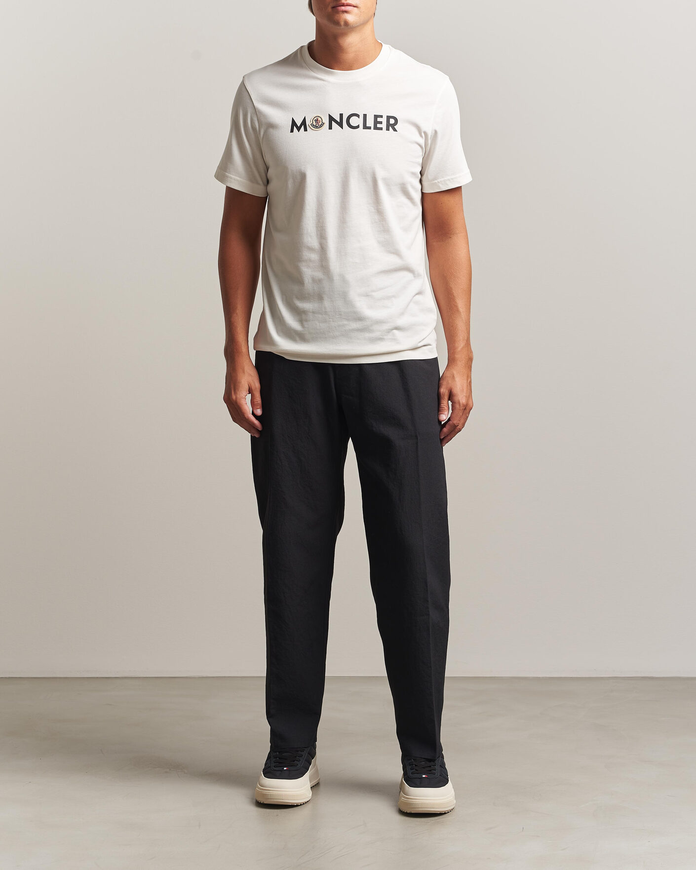 Hombres | Camisetas | Moncler | Logo Lettering T-Shirts White