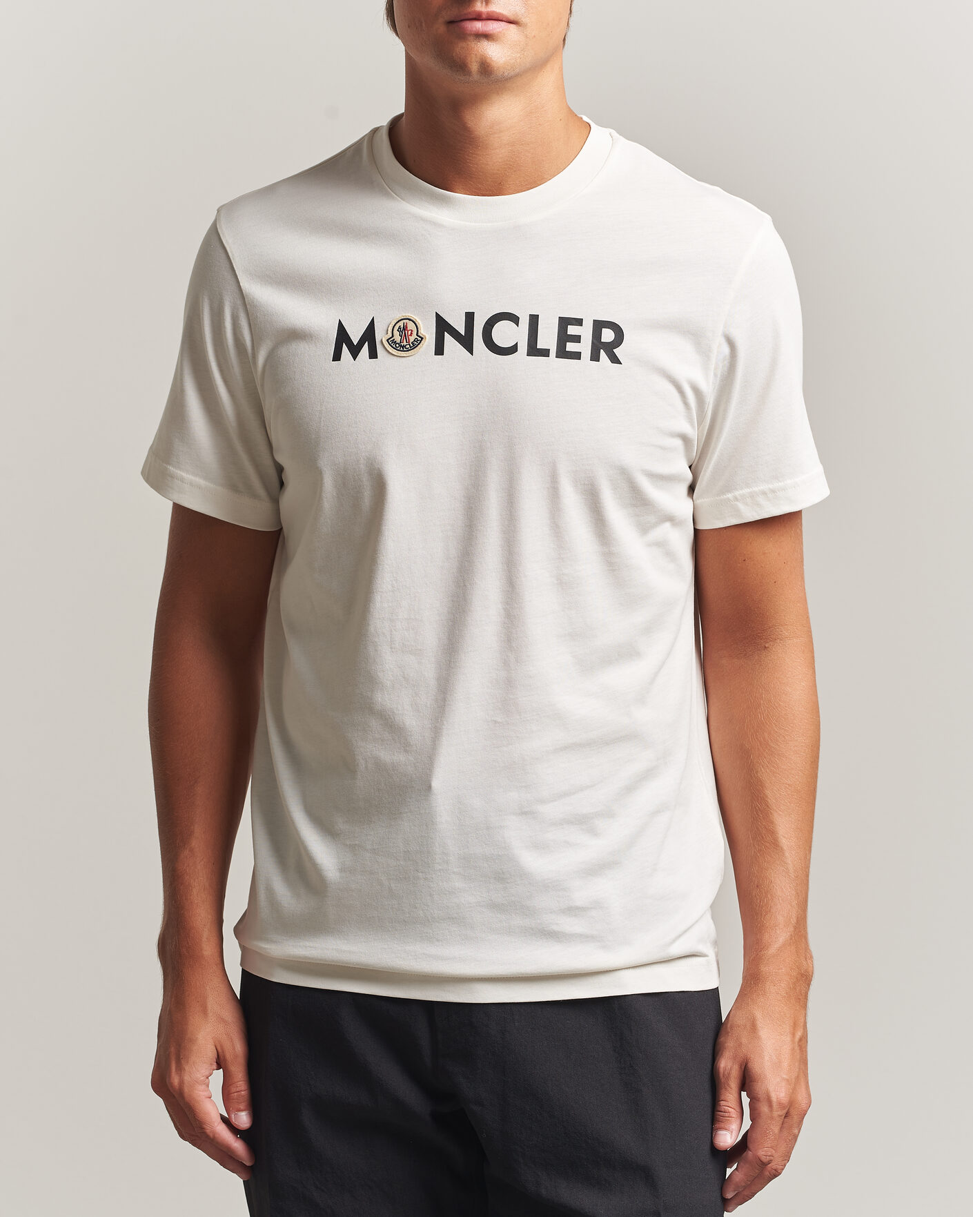 Hombres | Camisetas | Moncler | Logo Lettering T-Shirts White