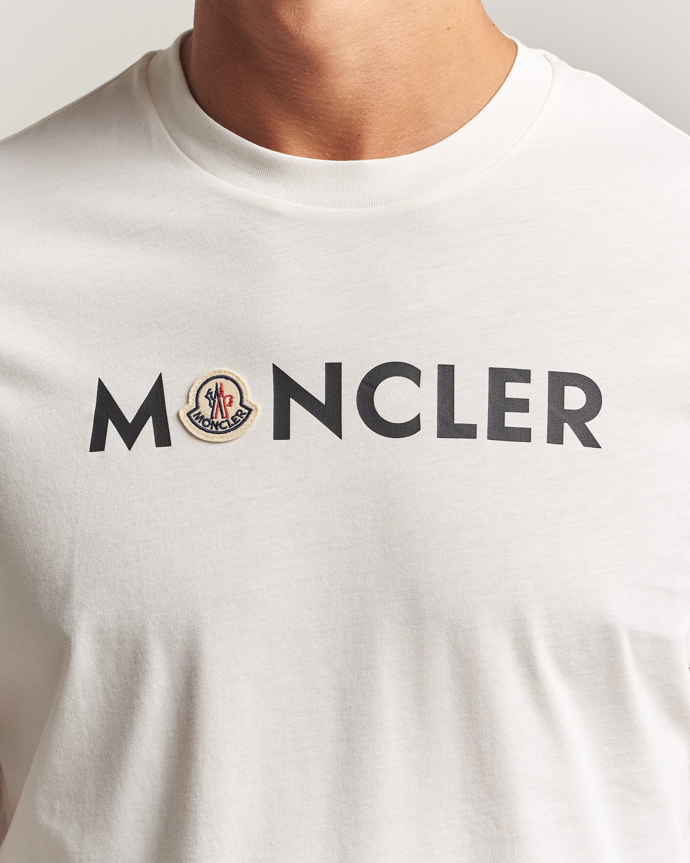 Hombres | Camisetas | Moncler | Logo Lettering T-Shirts White