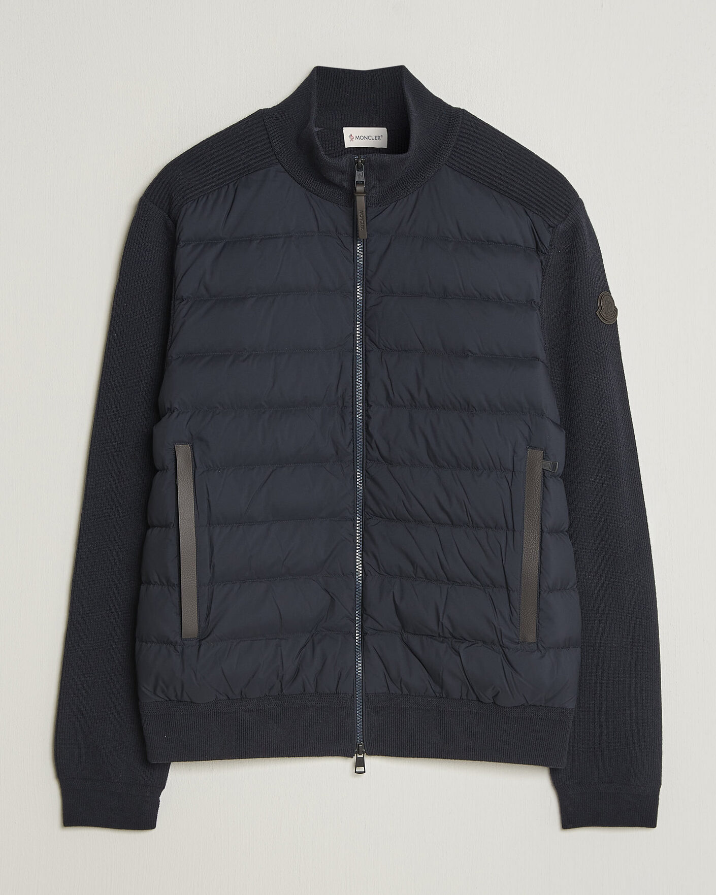 Hombres | Abrigos y chaquetas | Moncler | Wool/Cashmere Hybrid Jacket Navy