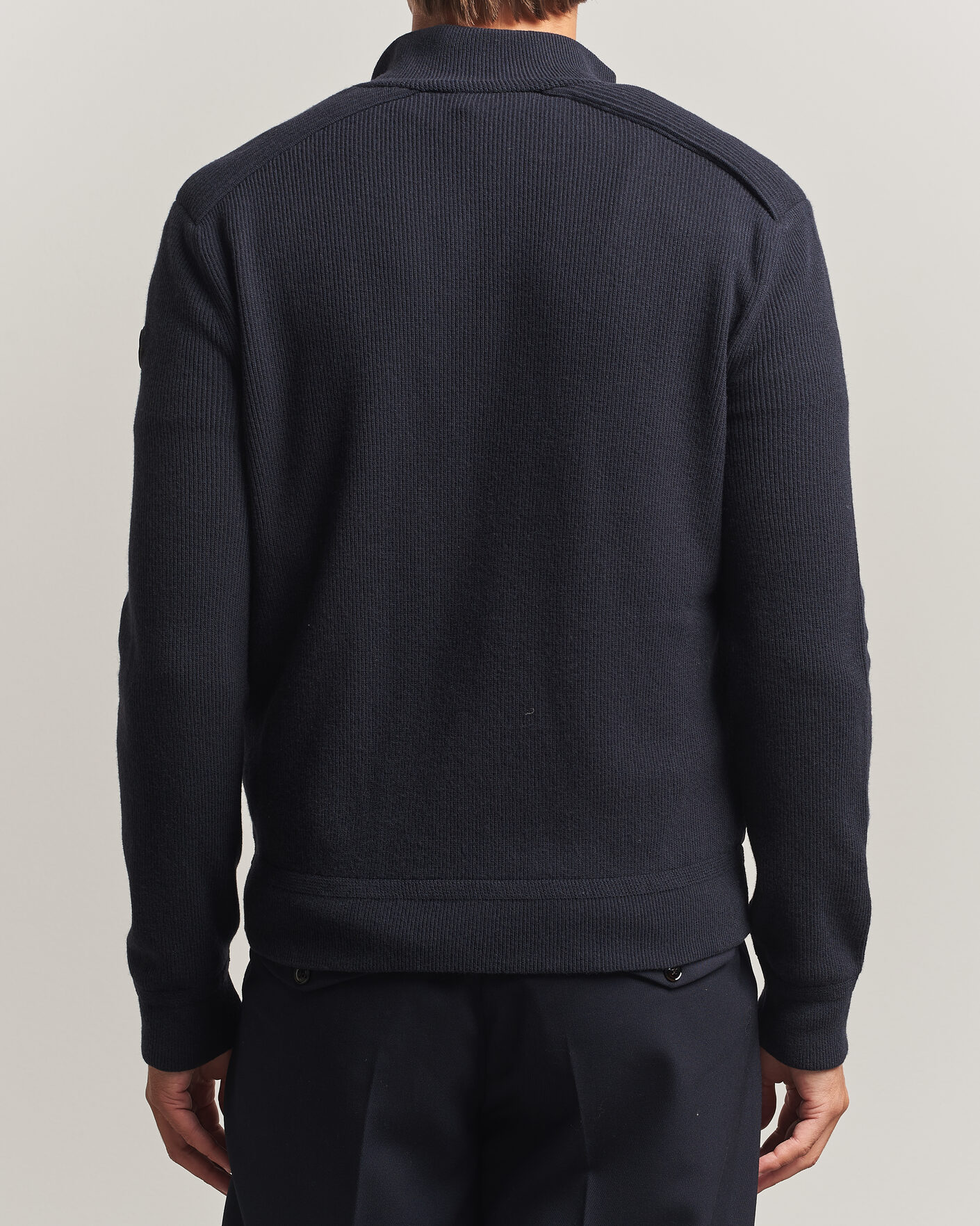 Hombres | Abrigos y chaquetas | Moncler | Wool/Cashmere Hybrid Jacket Navy