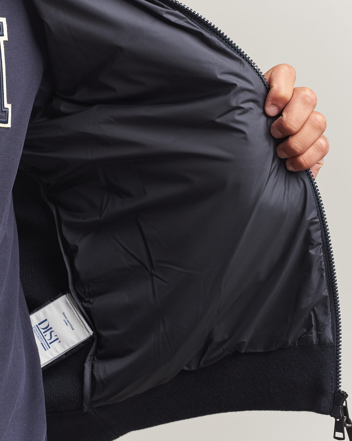 Hombres | Abrigos y chaquetas | Moncler | Wool/Cashmere Hybrid Jacket Navy