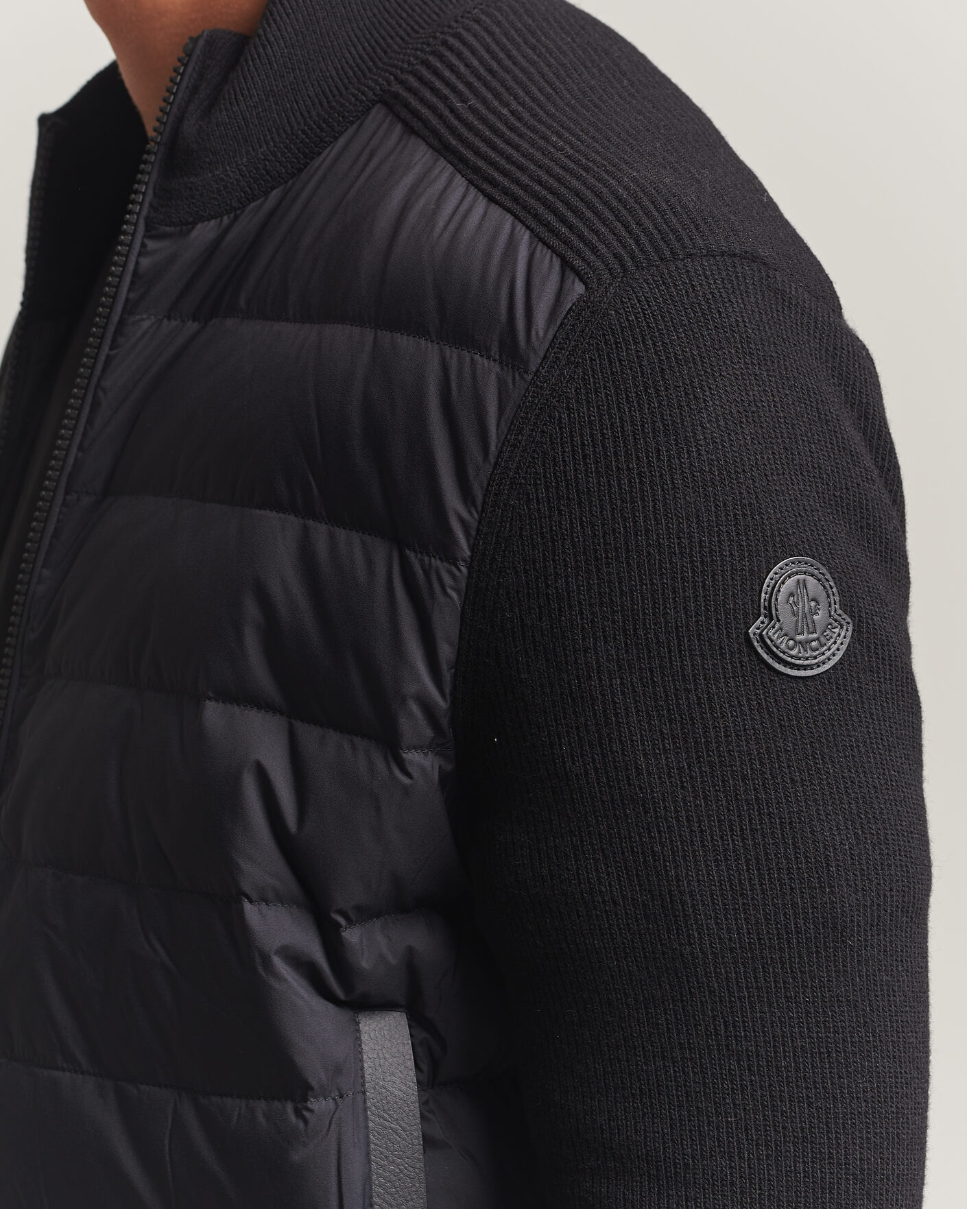 Hombres | Abrigos y chaquetas | Moncler | Wool/Cashmere Hybrid Jacket Black