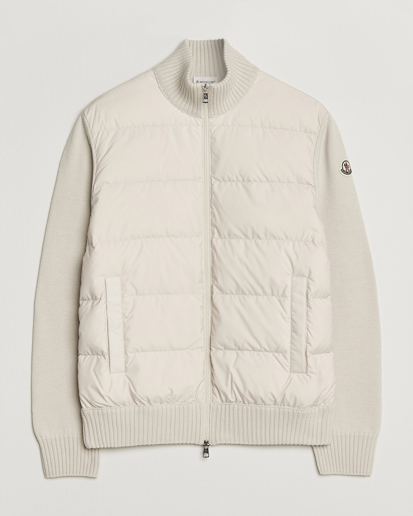 Hombres | Abrigos y chaquetas | Moncler | Padded Hybrid Jacket Grey