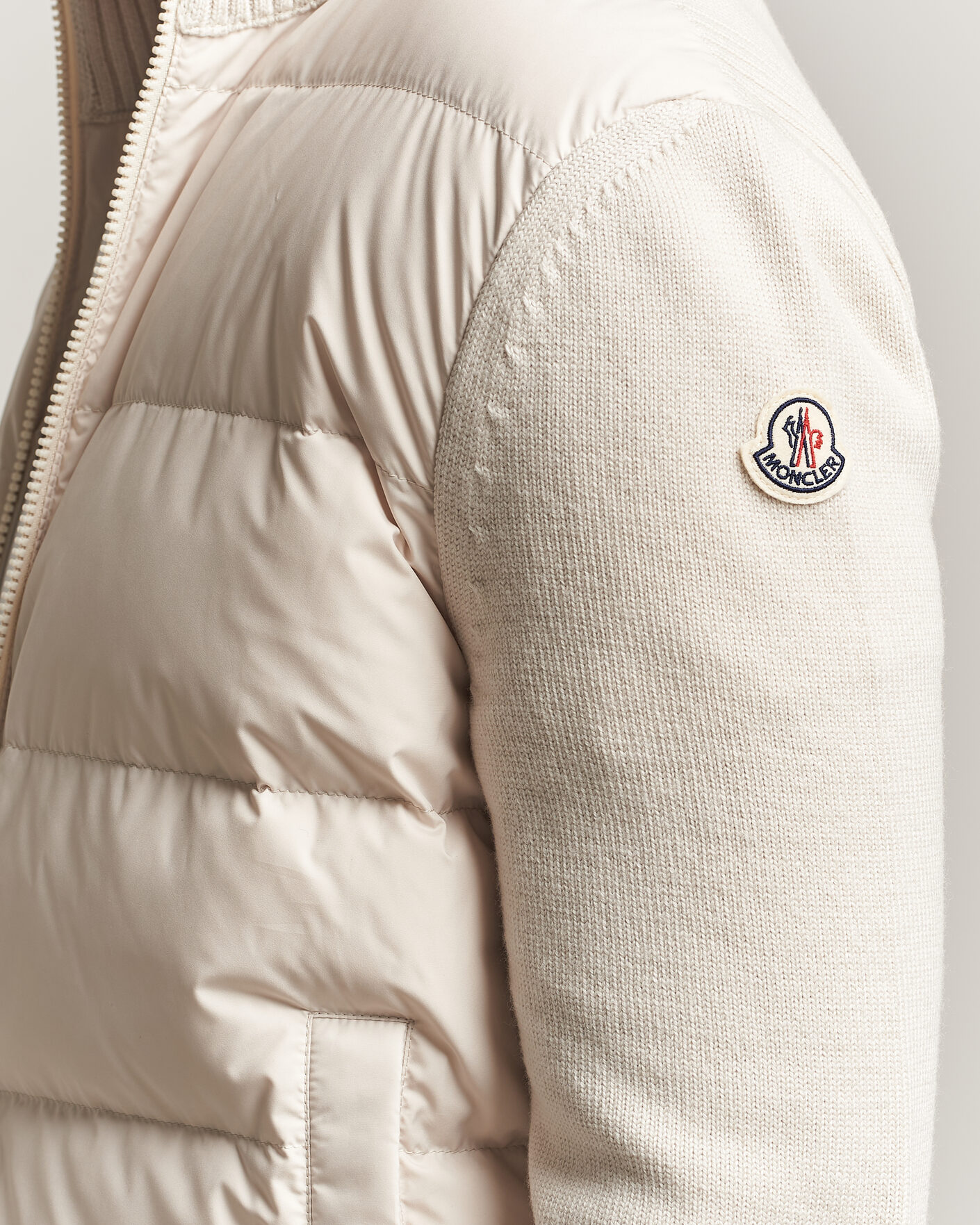 Hombres | Abrigos y chaquetas | Moncler | Padded Hybrid Jacket Grey