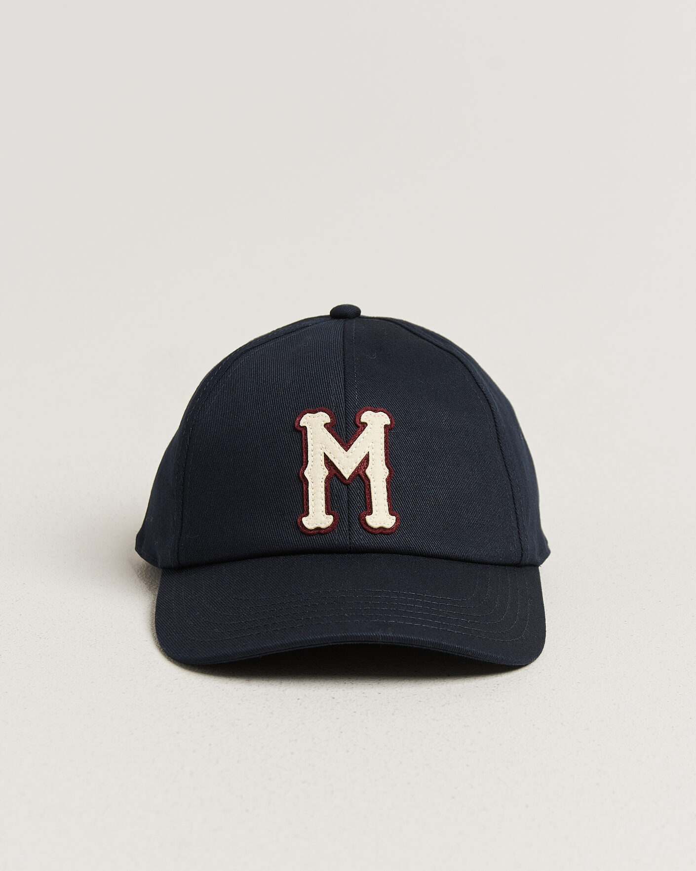 Hombres | Sombreros y gorras | Moncler | College Logo Baseball Cap Navy