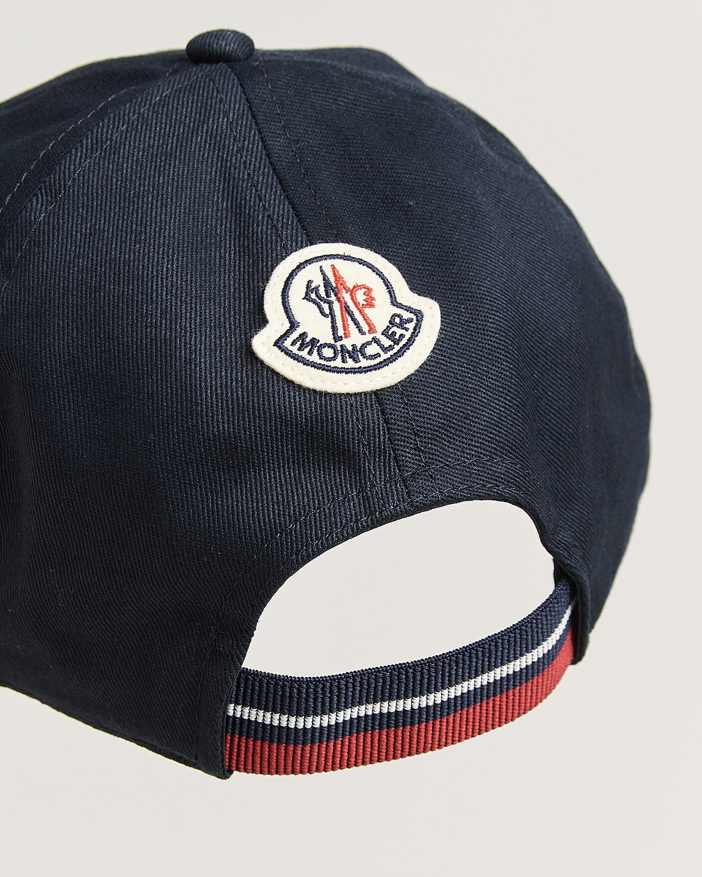 Hombres | Sombreros y gorras | Moncler | College Logo Baseball Cap Navy