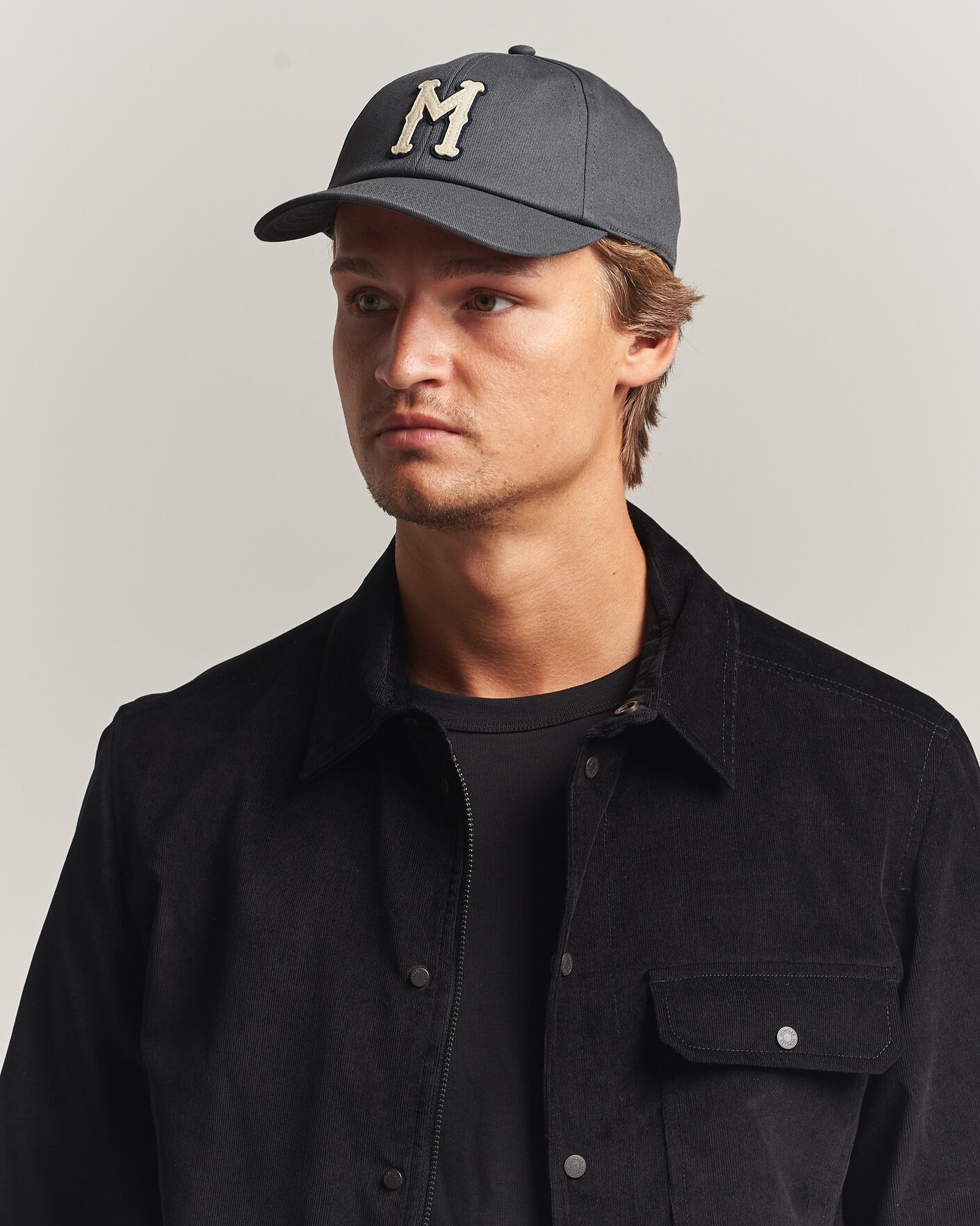 Hombres | Sombreros y gorras | Moncler | College Logo Baseball Cap Grey