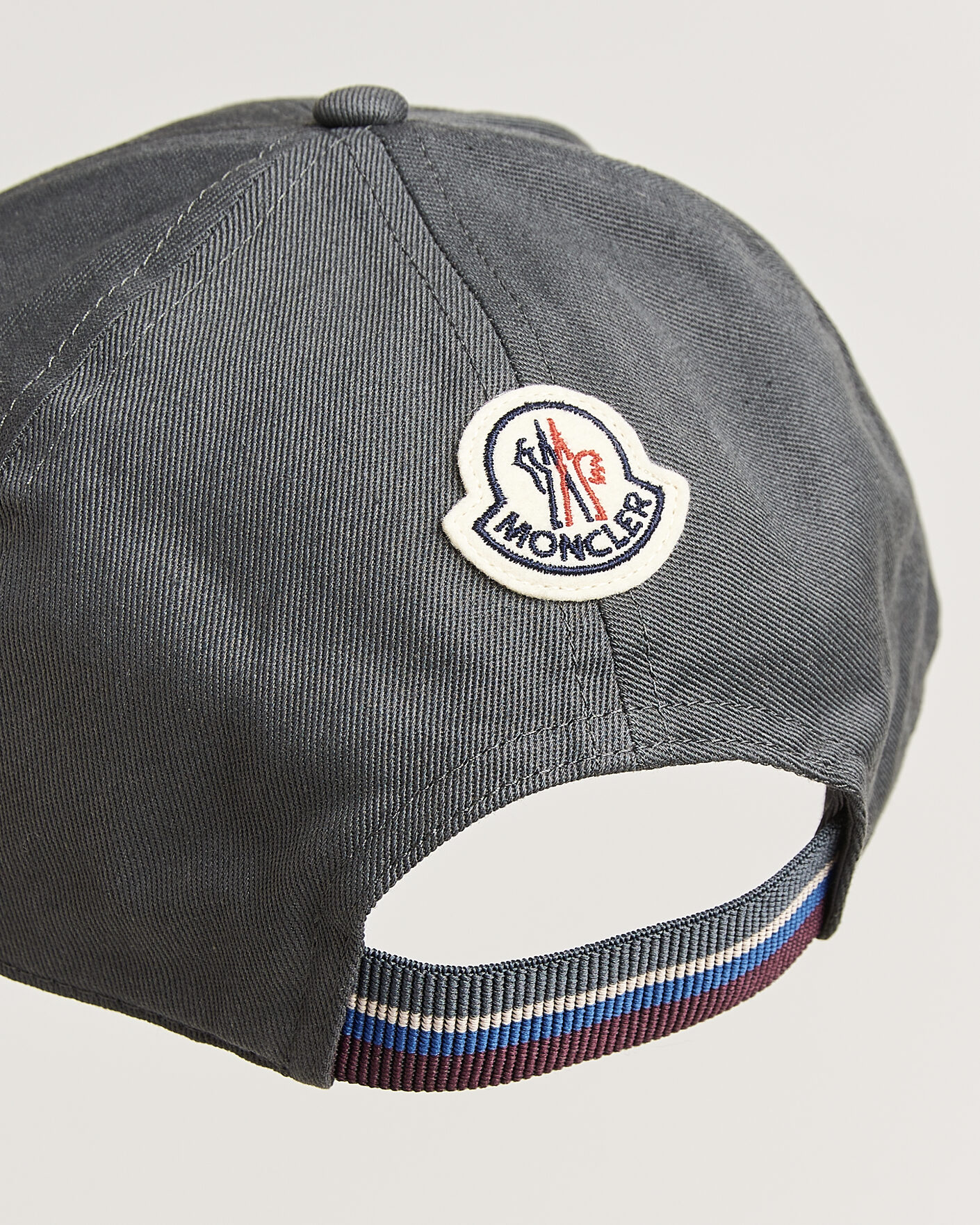Hombres | Sombreros y gorras | Moncler | College Logo Baseball Cap Grey