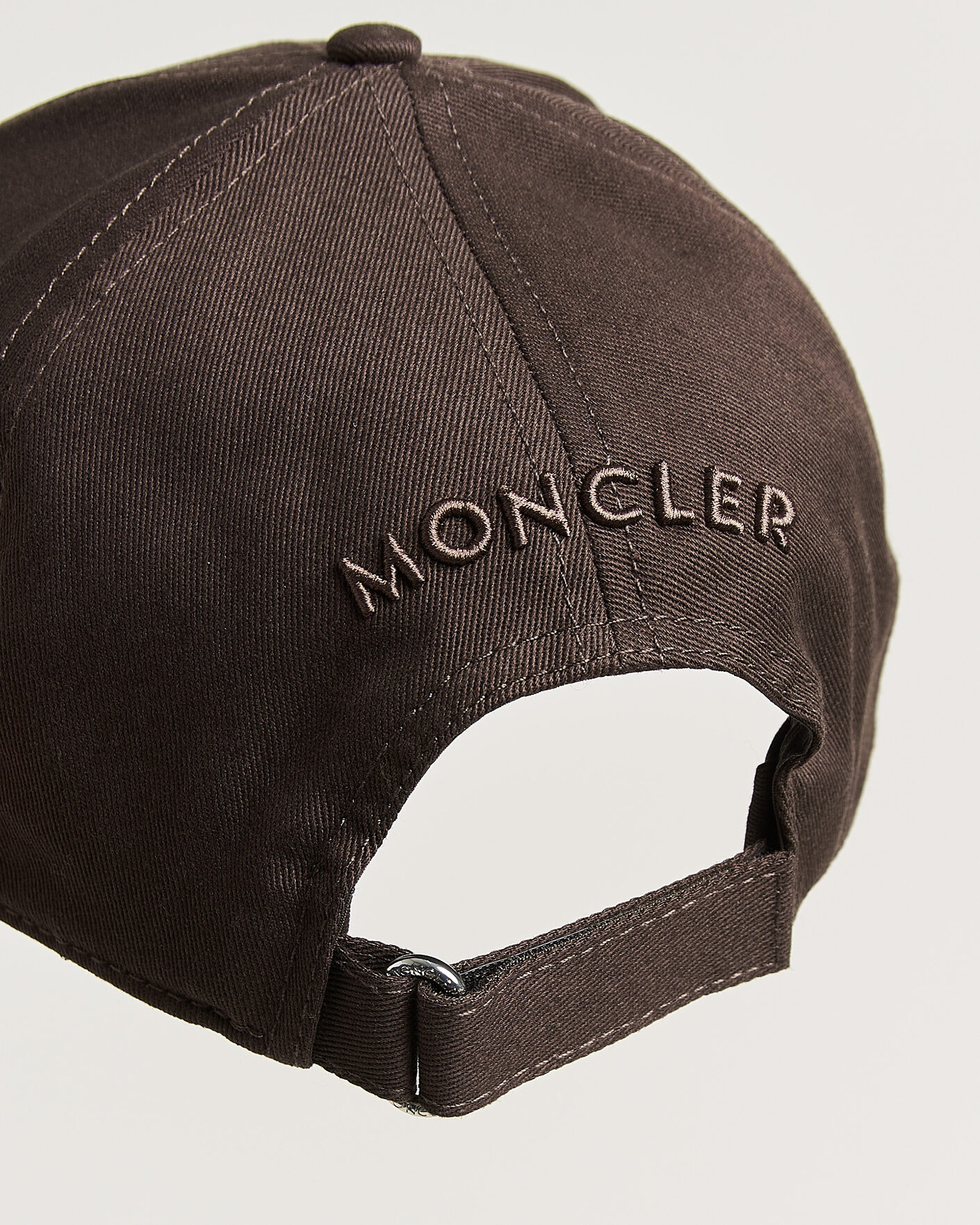 Hombres | Sombreros y gorras | Moncler | Logo Baseball Cap Brown
