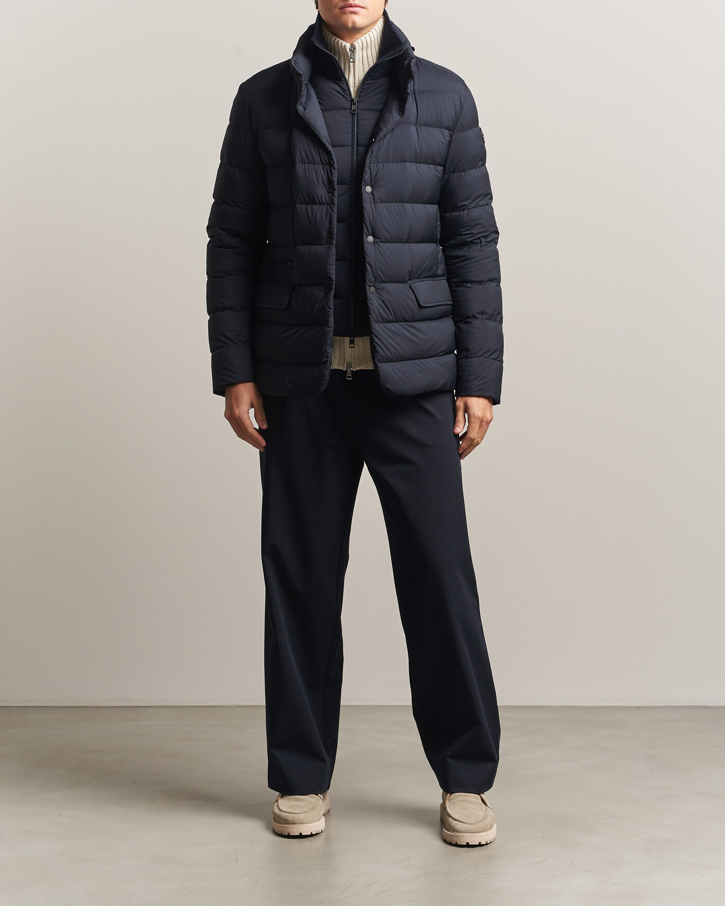 Hombres | Abrigos y chaquetas | Moncler | Elarune Down Blazer Navy