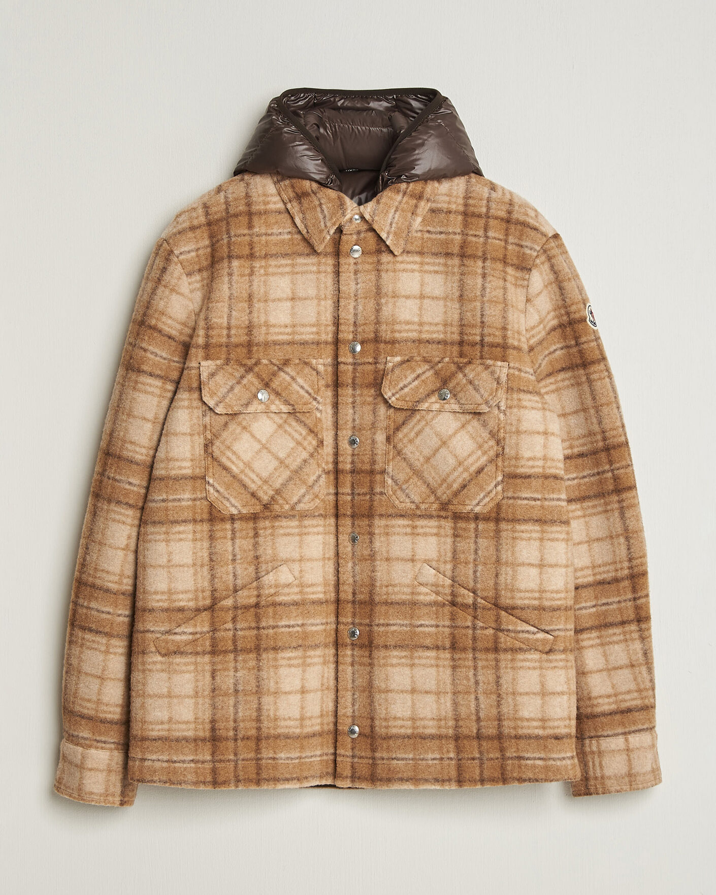 Hombres | Abrigos y chaquetas | Moncler | Nyvalin Shirt Jacket Brown Check