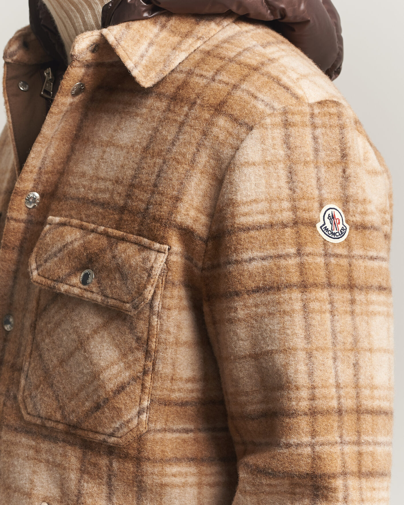 Hombres | Abrigos y chaquetas | Moncler | Nyvalin Shirt Jacket Brown Check