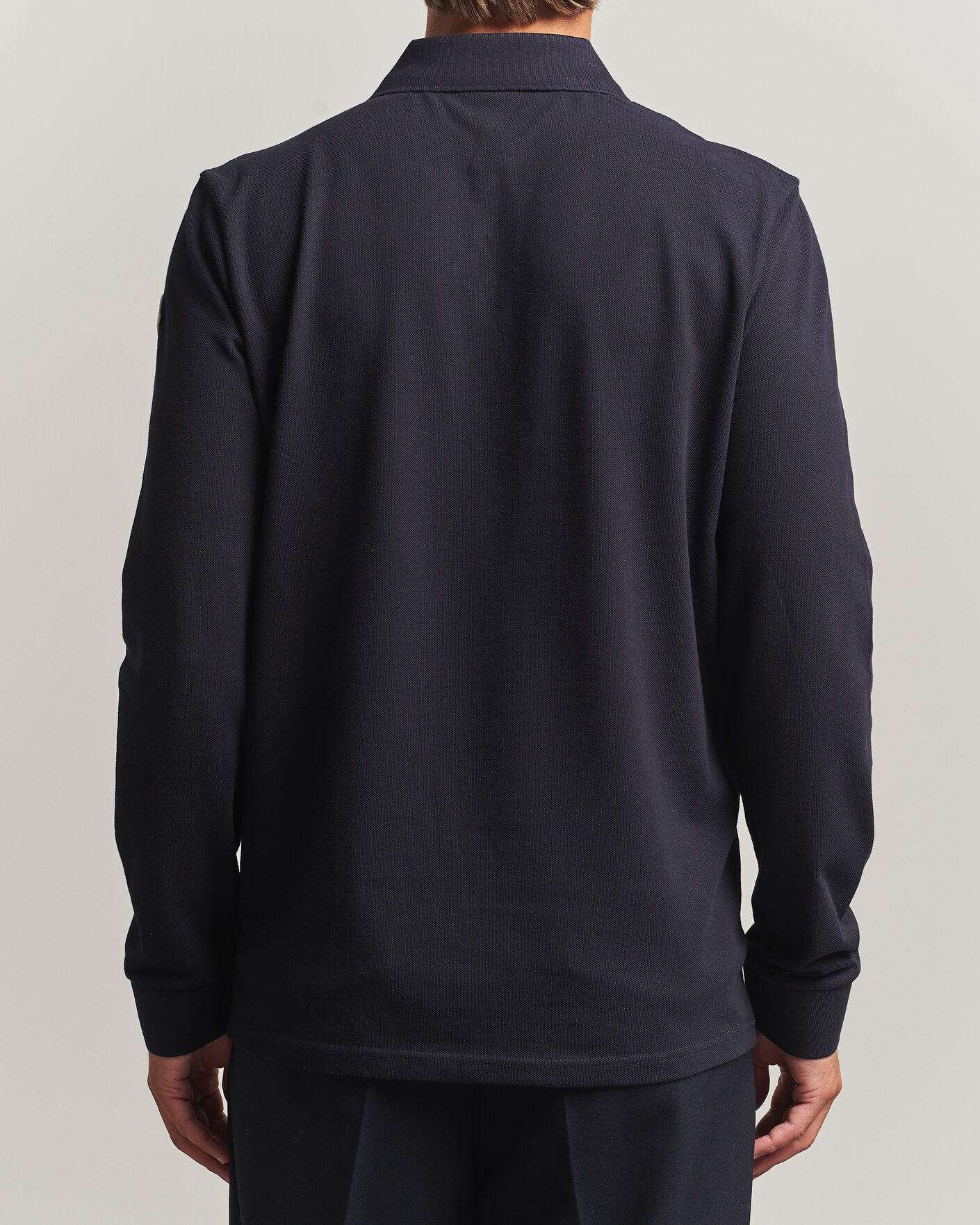 Hombres | Polos | Moncler | Long Sleeve Polo Navy